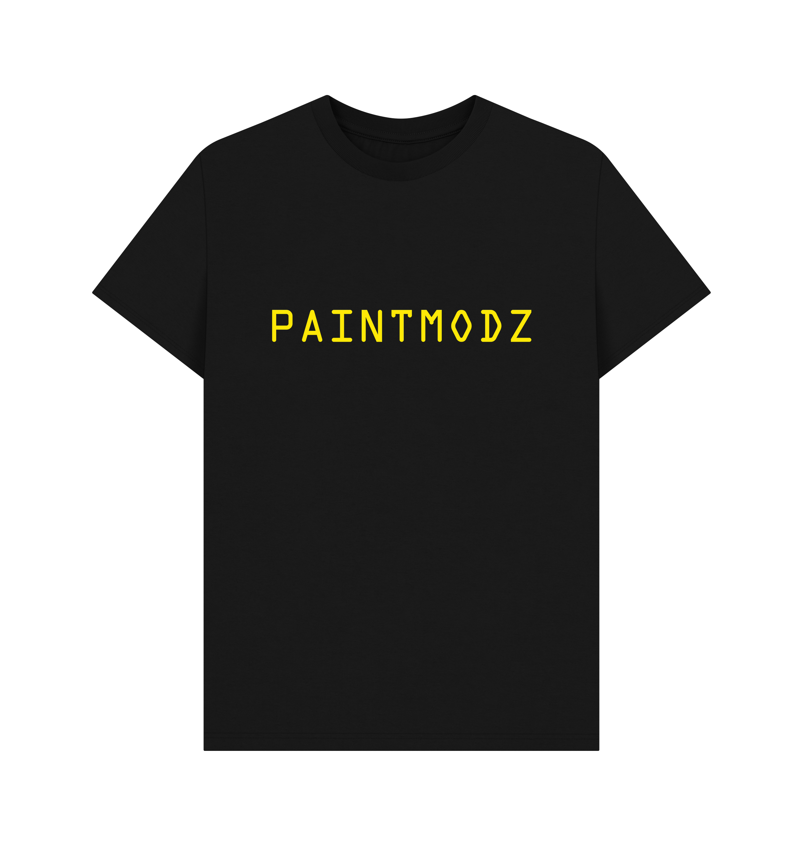 Black Printed T-shirt Front