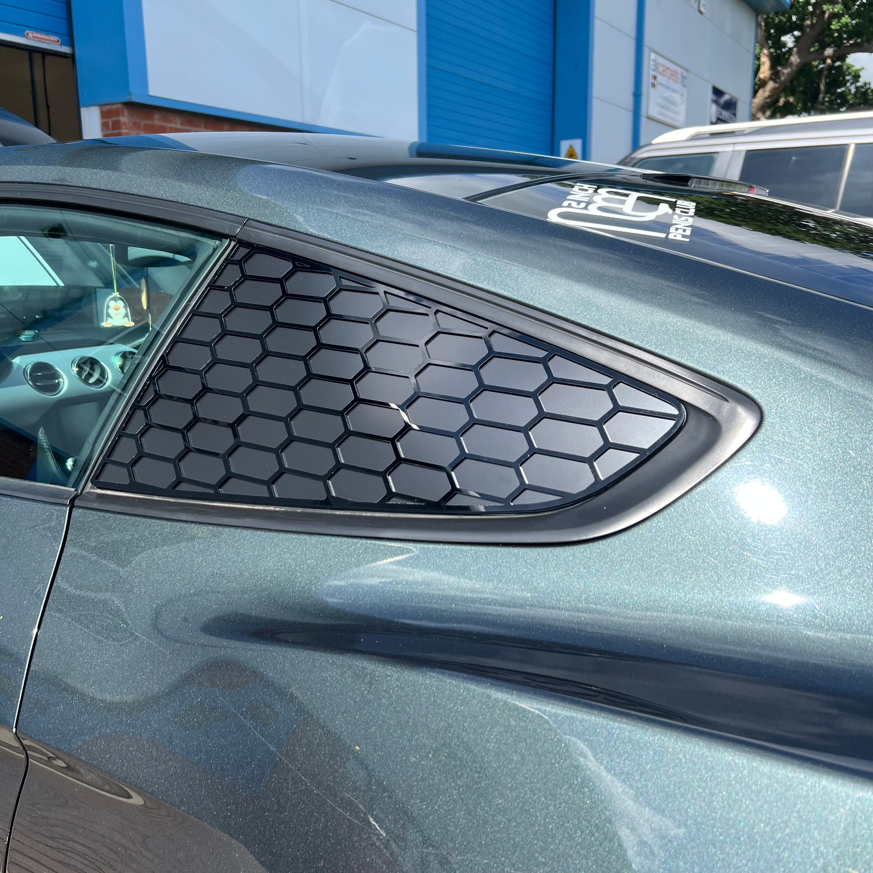 Mustang (6th Generation) Rear Quarter Window Inserts (Pair)