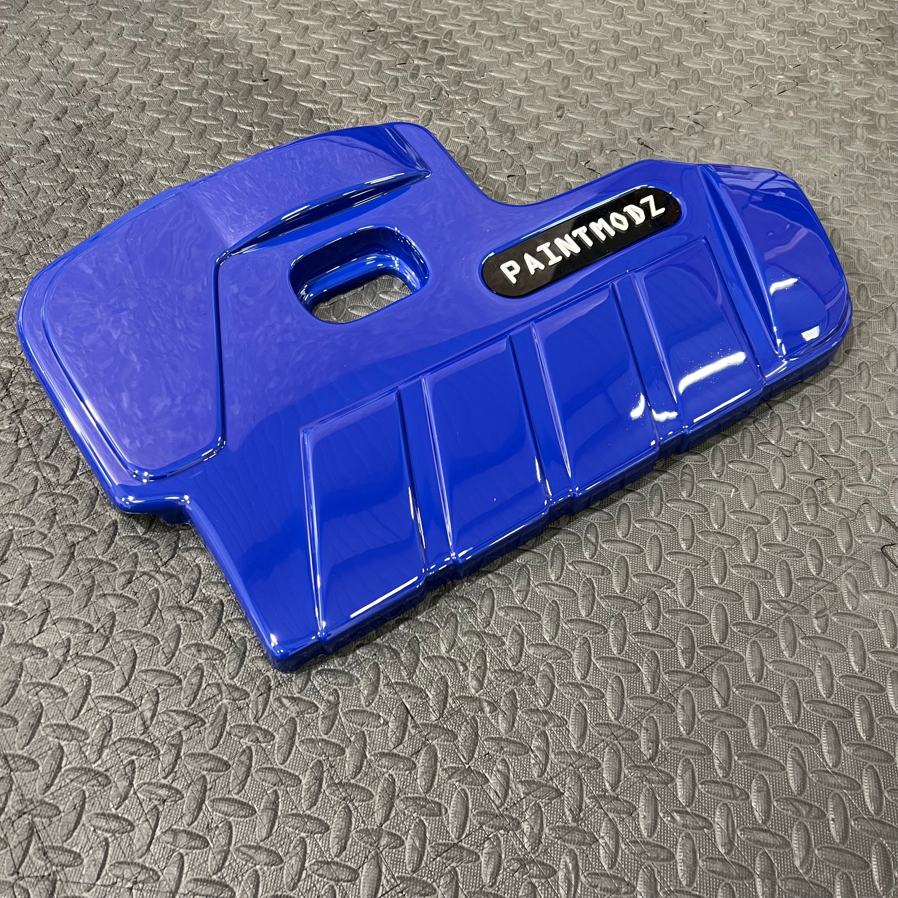 Proform Engine Cover - MK4/4.5 Focus ST Petrol - Gloss Blue Plastic - White/Gloss Black Badge