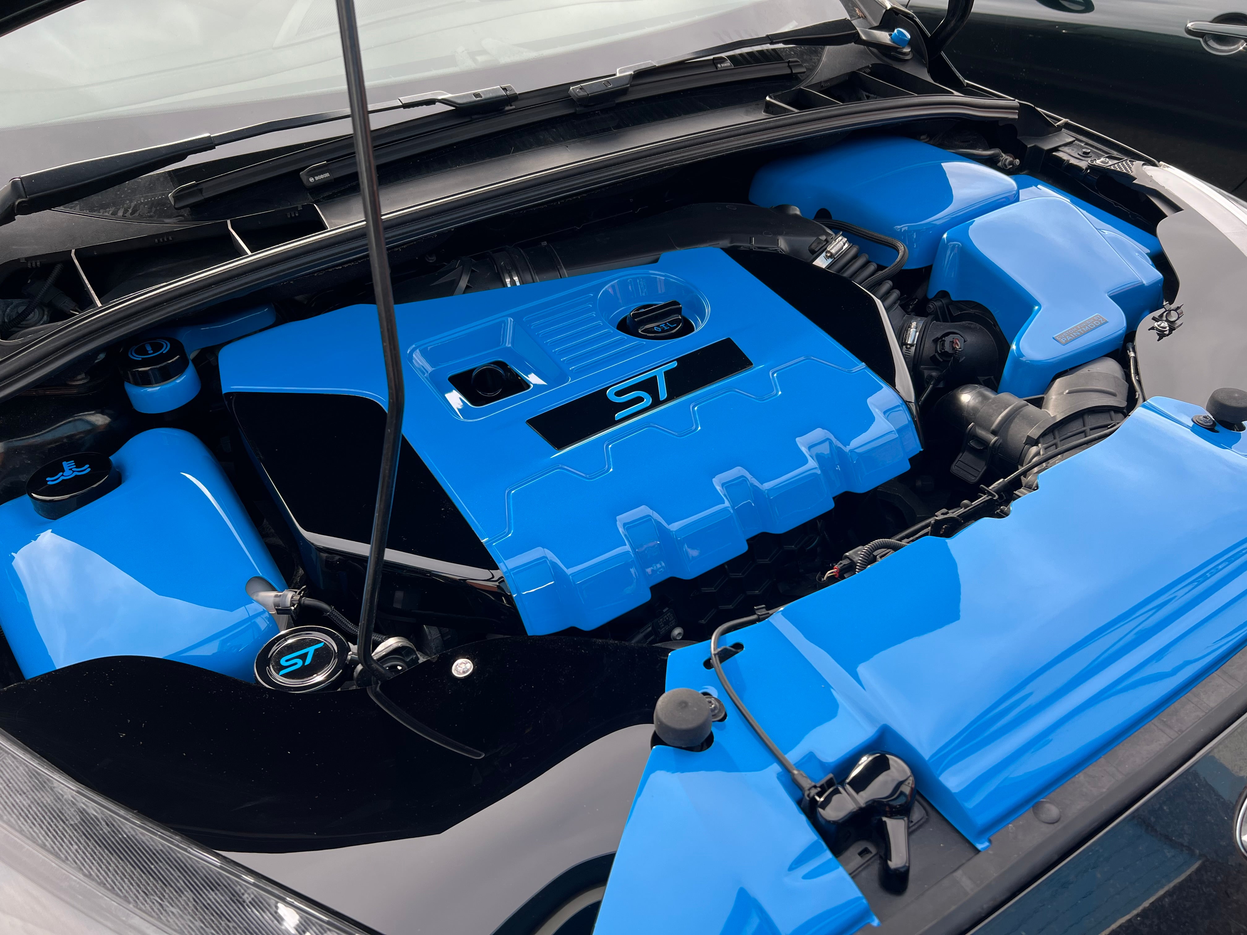 Proform Slam Panel Cover - Mk3.5 Focus - Painted Nitrous Blue