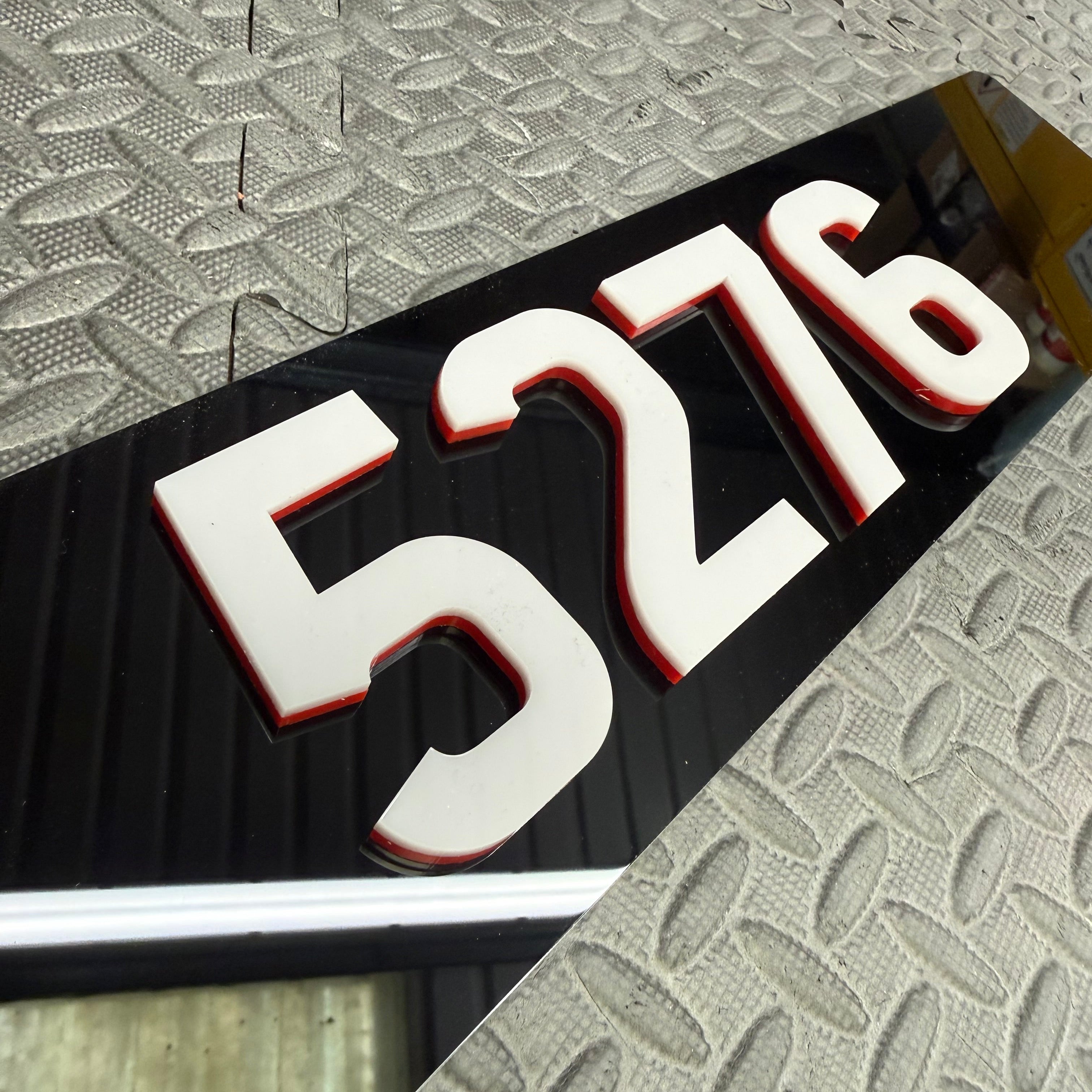Vehicle Show Plates - Custom Designs (4D Acrylic)
