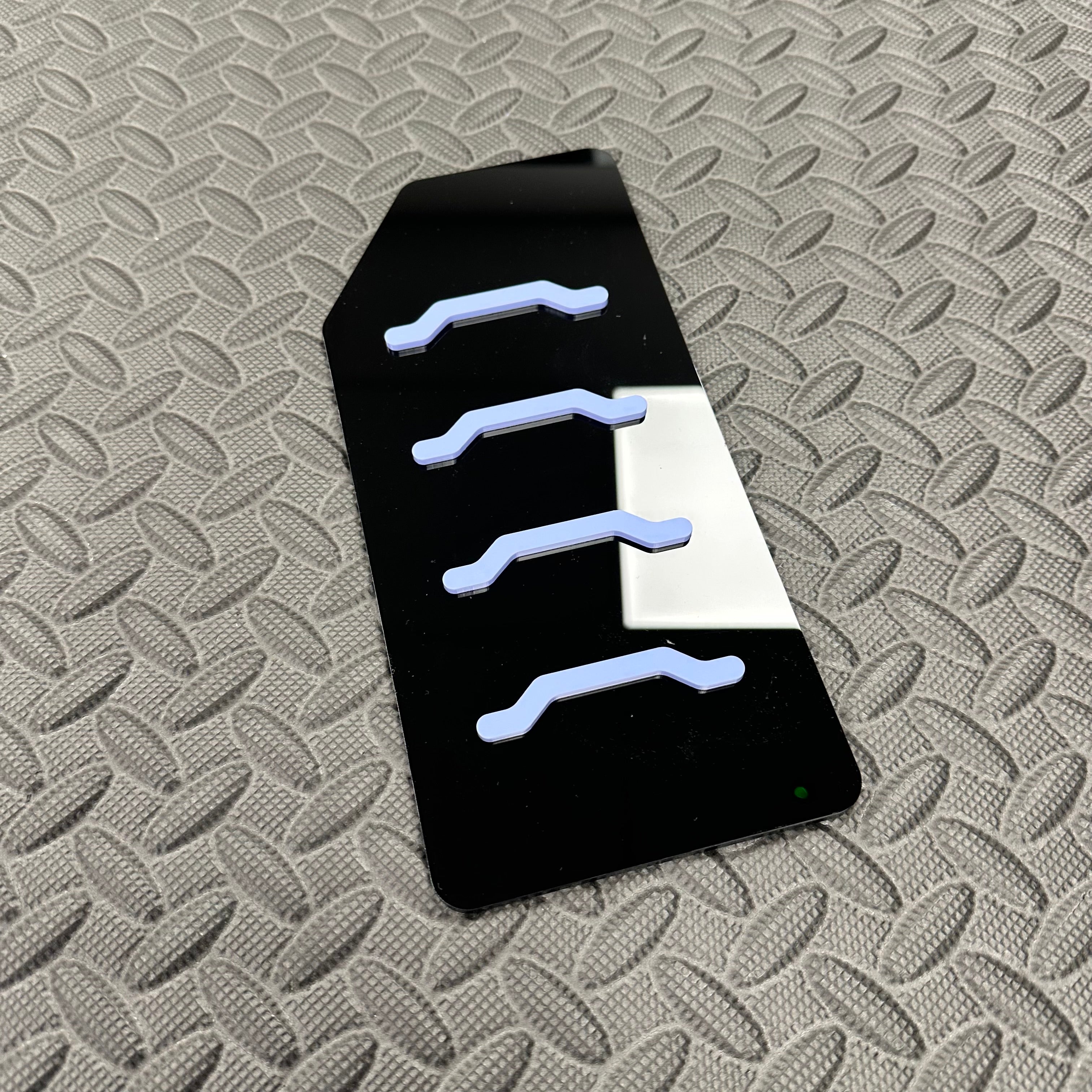 Proform Dead Pedal / Foot Rest Plate - Fits Hyundai i30N - Left Hand Drive - Light Purple (Hyundai Performance Blue) Detail