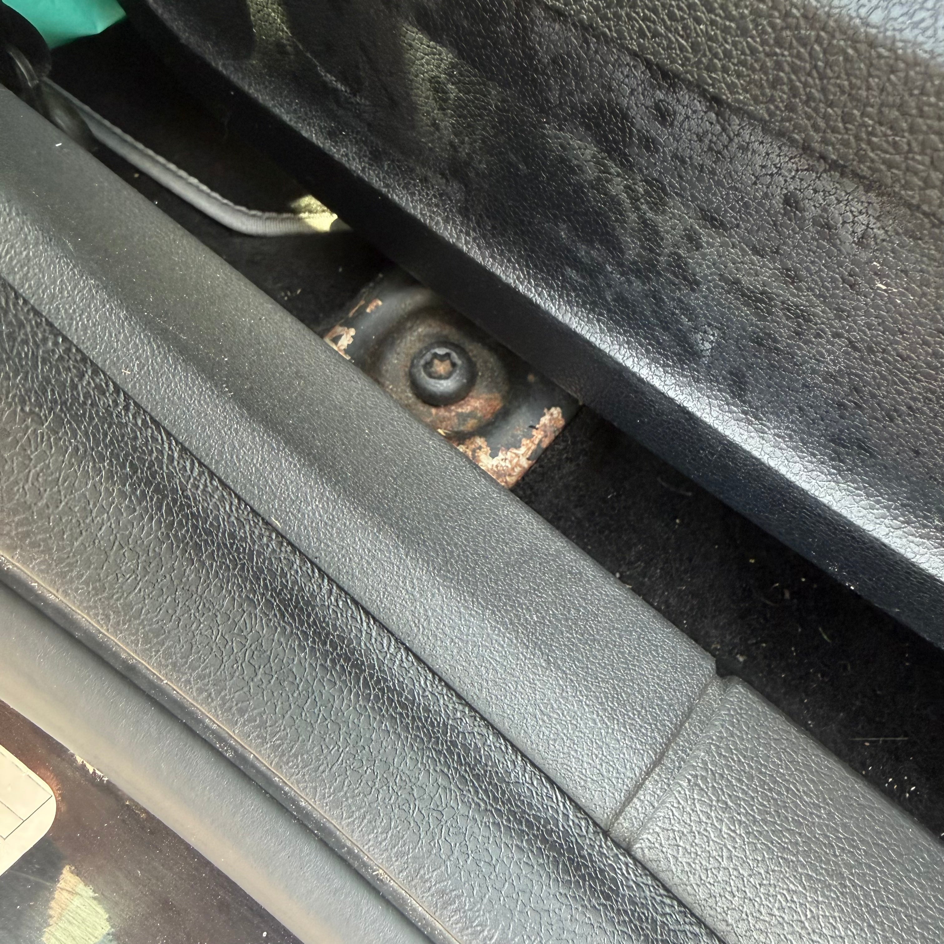 Proform Seat Rail End Covers (Sides) - Mk2/2.5 Focus (excluding RS) - Before Fitting
