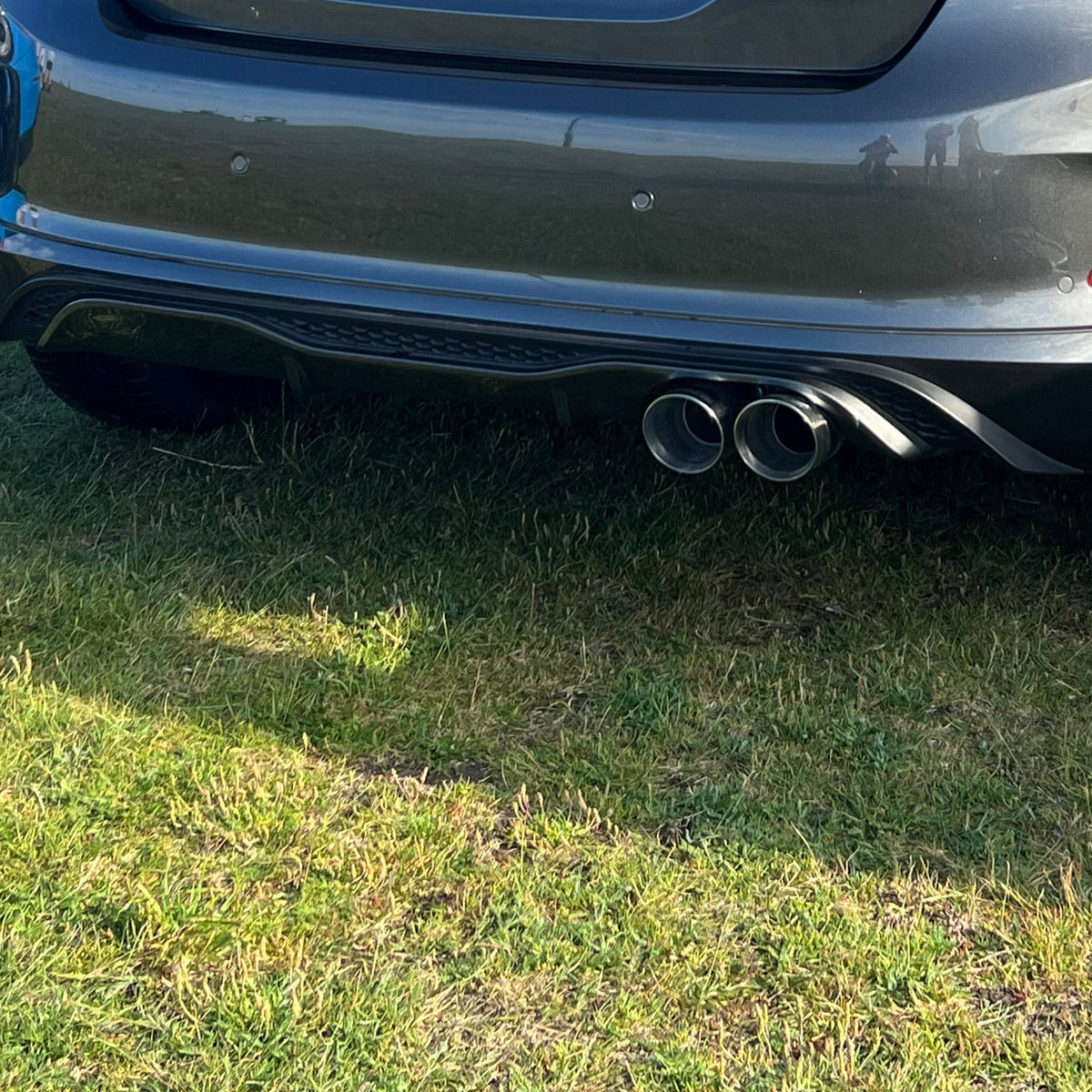 Rear Diffuser Conversion - Mk8/8.5 Fiesta ST-Line to ST - Painted Magnetic Grey