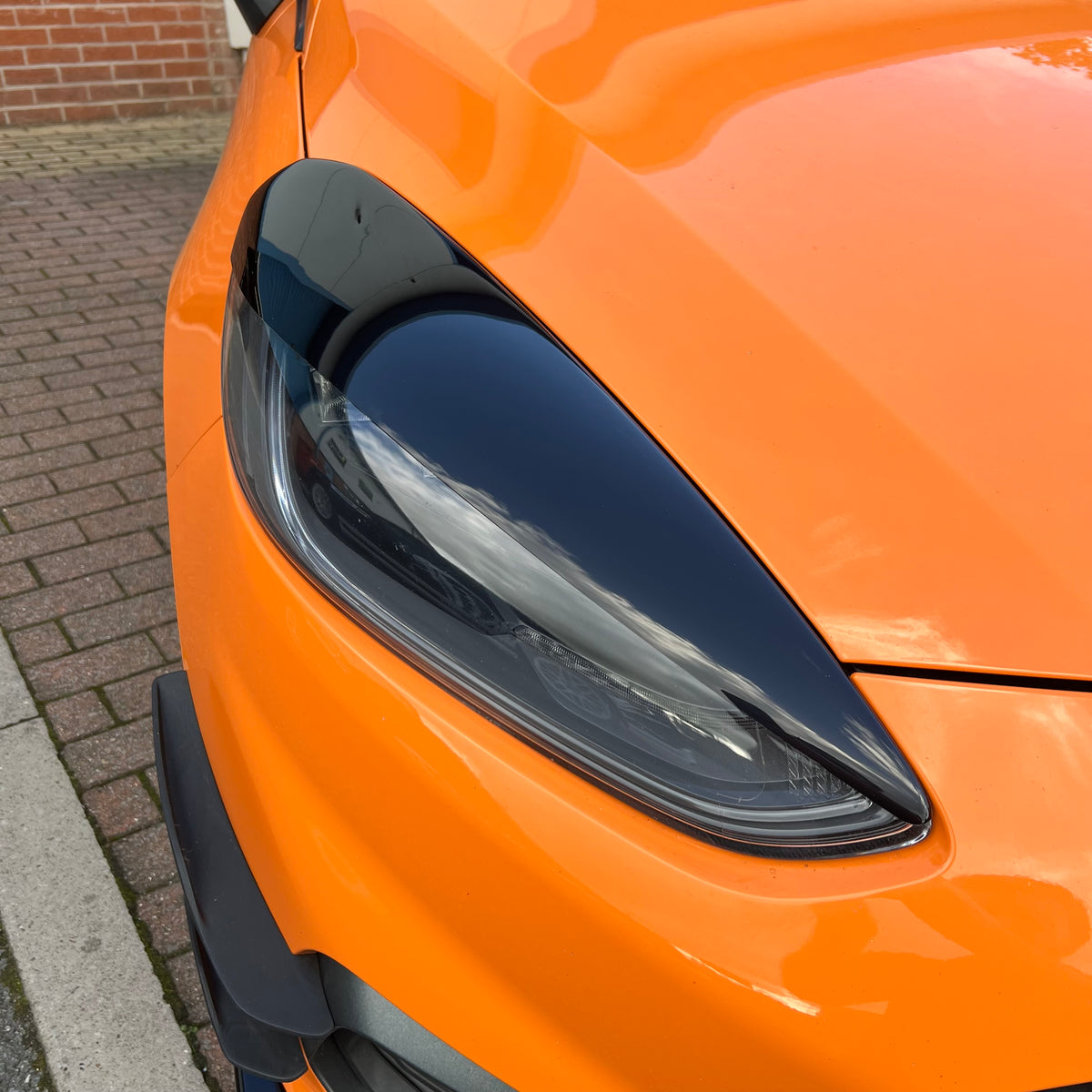 Proform Headlight Eyebrows - Mk8 Fiesta - Right Hand Side - Gloss Black