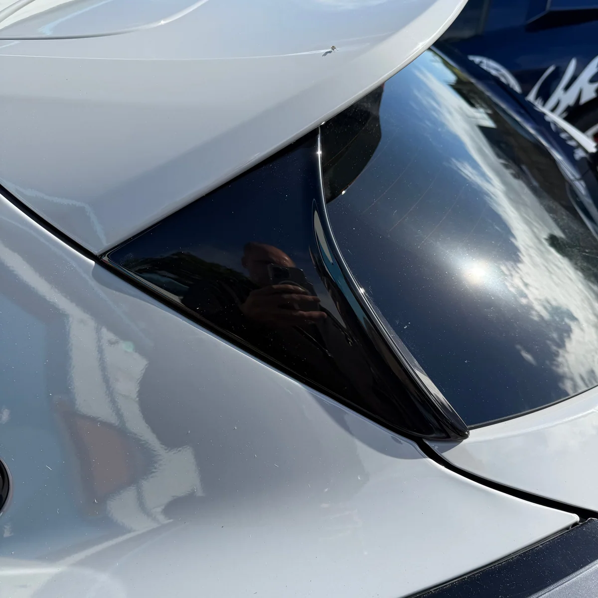 Proform Mk2/2.5 Puma Rear Window Trim Covers - Gloss Black Plastic
