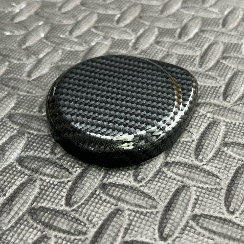 Proform Screen Washer Bottle Cap Cover - Mk3 & Mk4 Ford Focus - Deluxe Carbon Fibre Effect Plastic