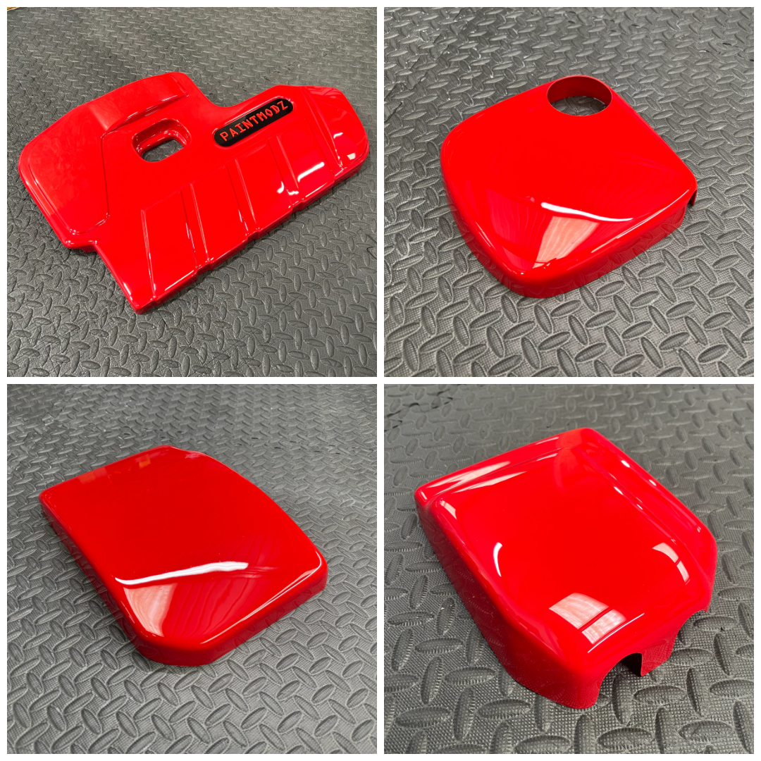 Proform Small Engine Bay Dress Up Kit Bundle - Mk4/4.5 Focus ST Petrol - Gloss Red Plastic
