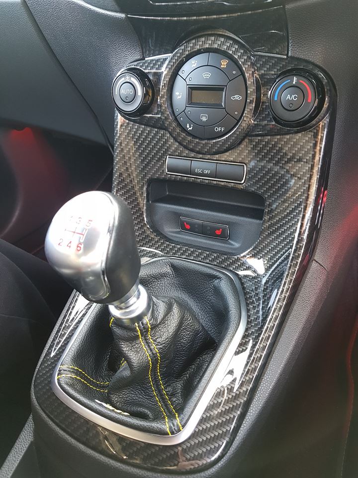 Genuine Ford Centre Console Trim - Mk7.5 Fiesta (Painted / Hydrodip Finishes) - Left Hand Drive
