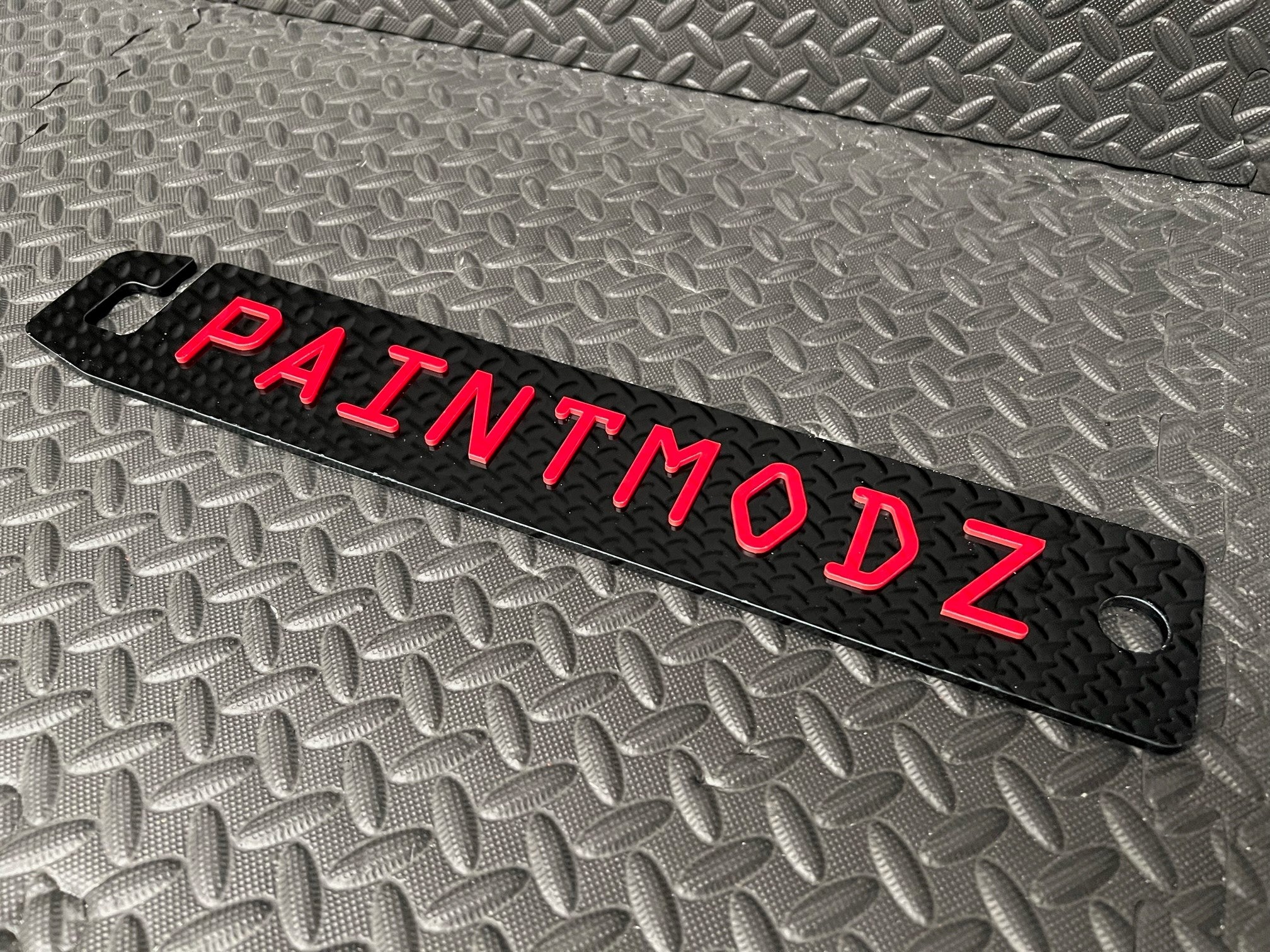 Proform Universal Bonnet Prop - Gloss Black Prop With Red PAINTMODZ Logo