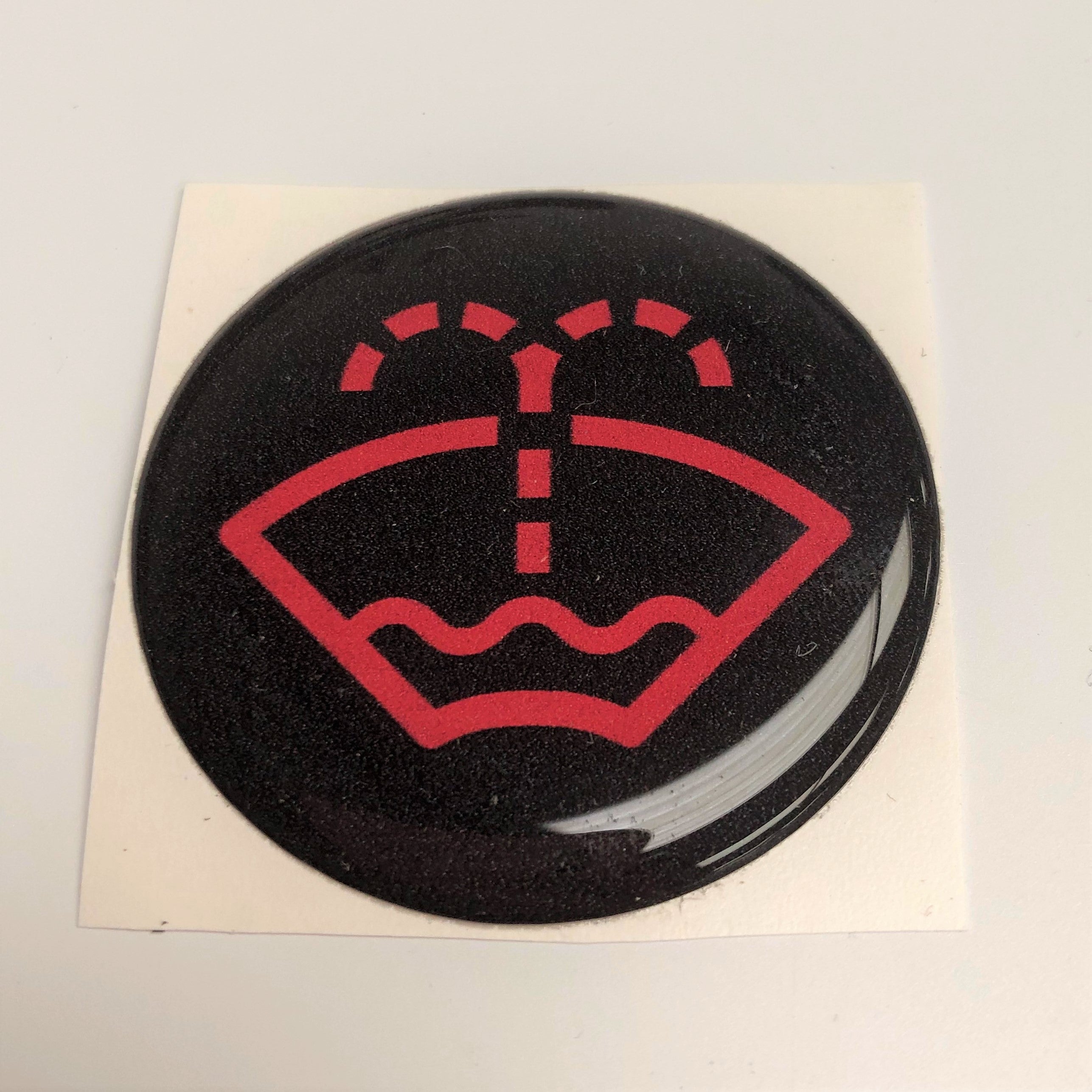 Washer Logo Circular Gel Badge 43mm