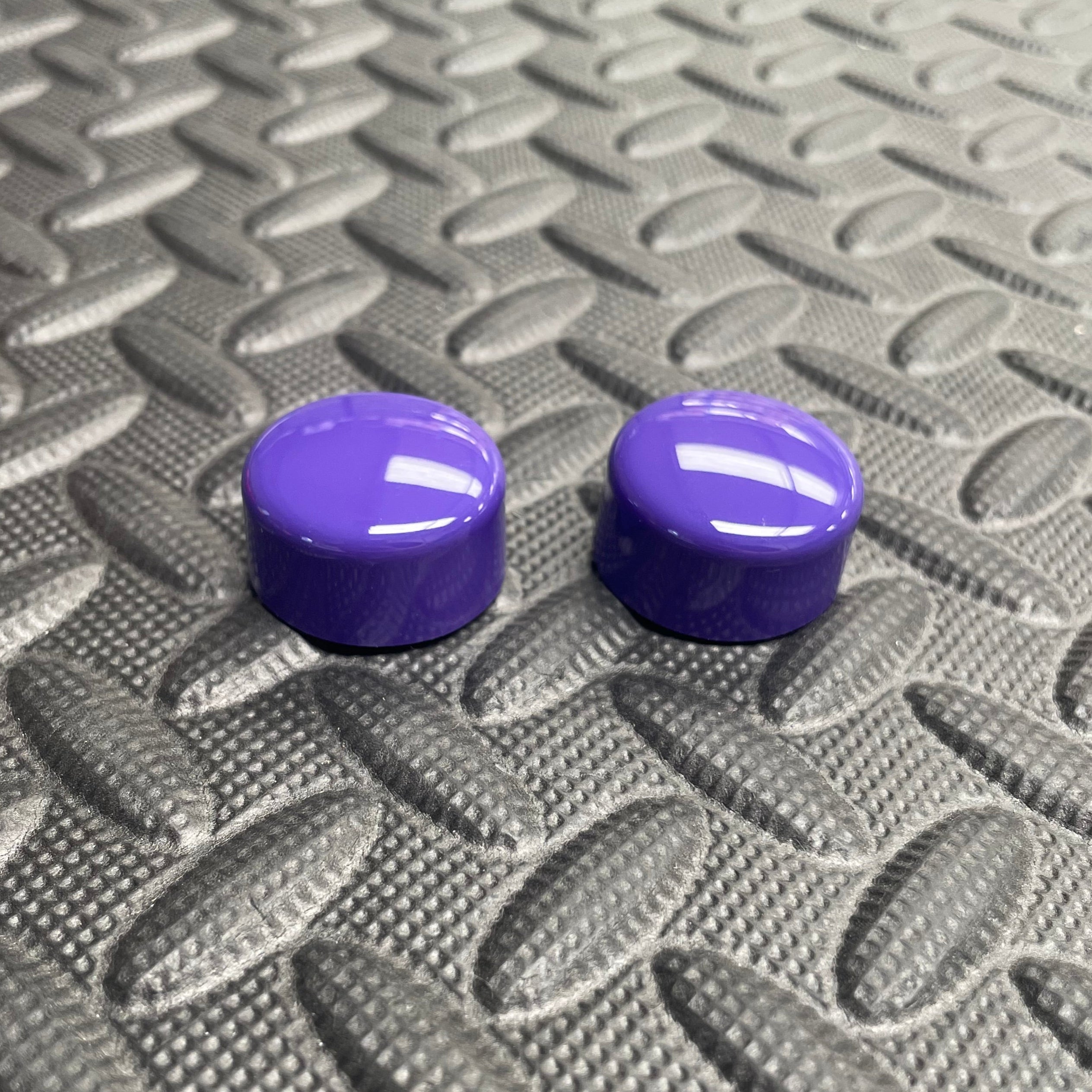 Proform Wiper Arm Bolt Rubber Covers - Gloss Purple Plastic