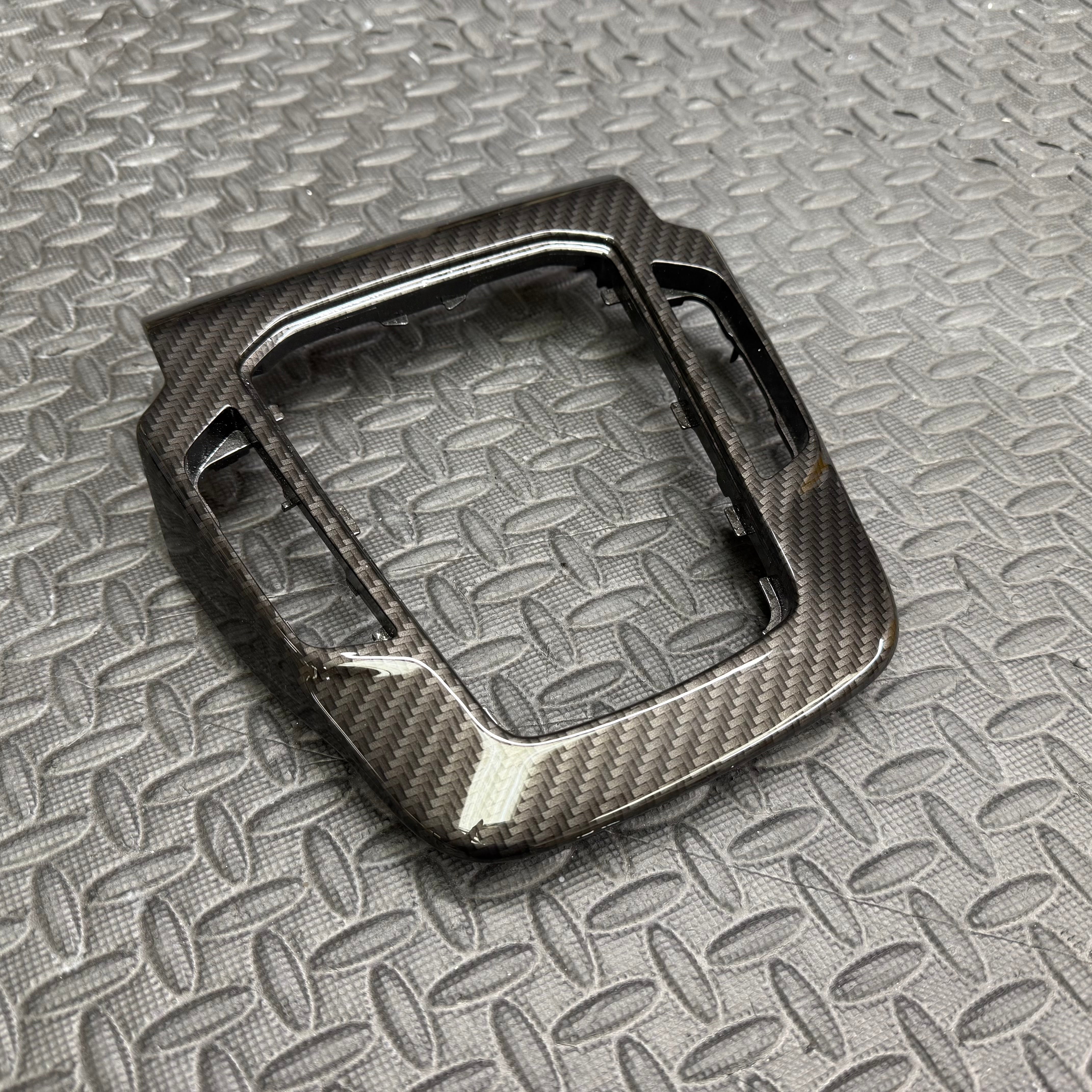 Genuine Ford Centre Console Control Panel - Mk4 Focus inc ST - Hydrodipped Carbon Fibre Effect