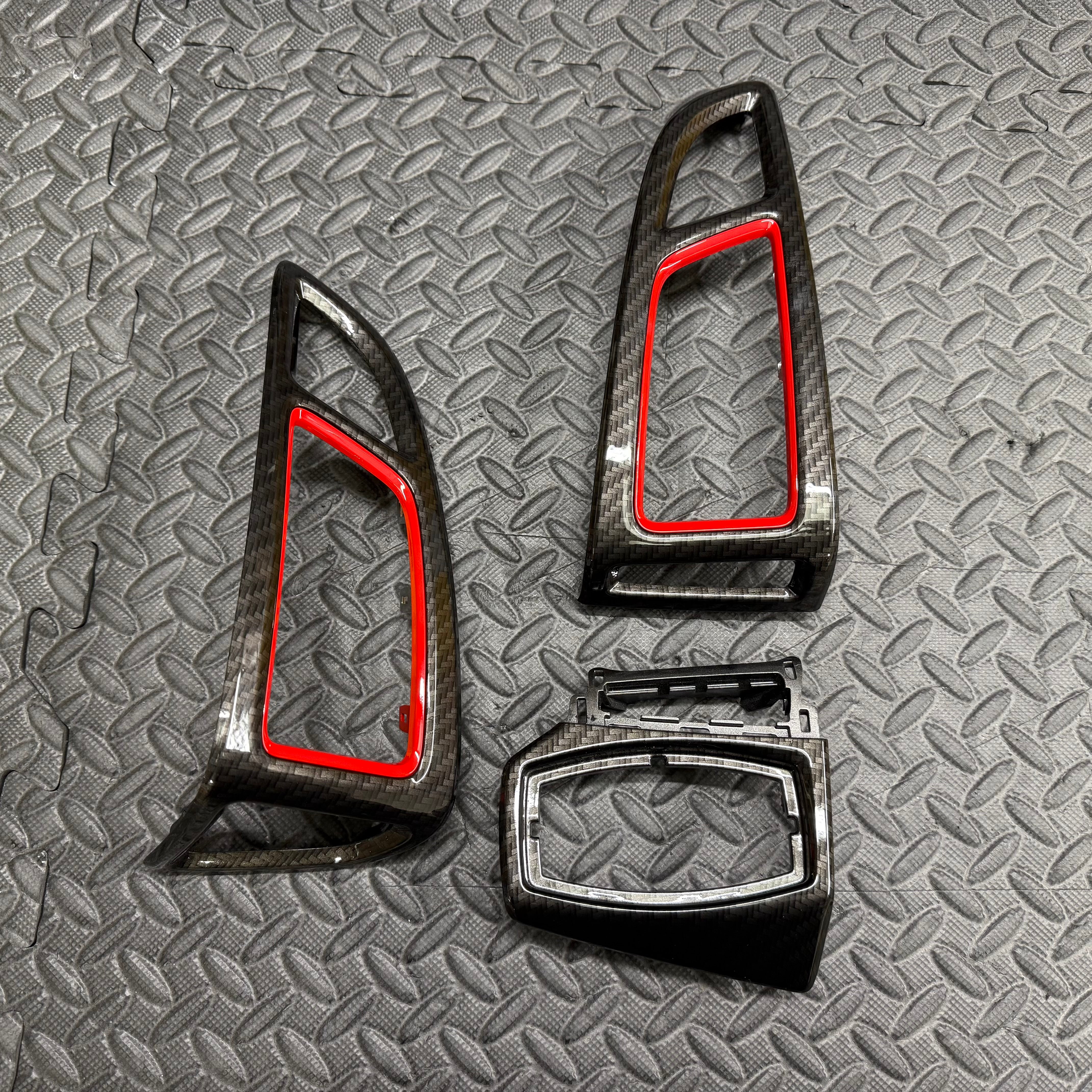 Genuine Ford Dash Vent Assemblies (Pair) - Mk3.5 Focus (Painted/Hydrodipped Finishes) - Left Hand Drive