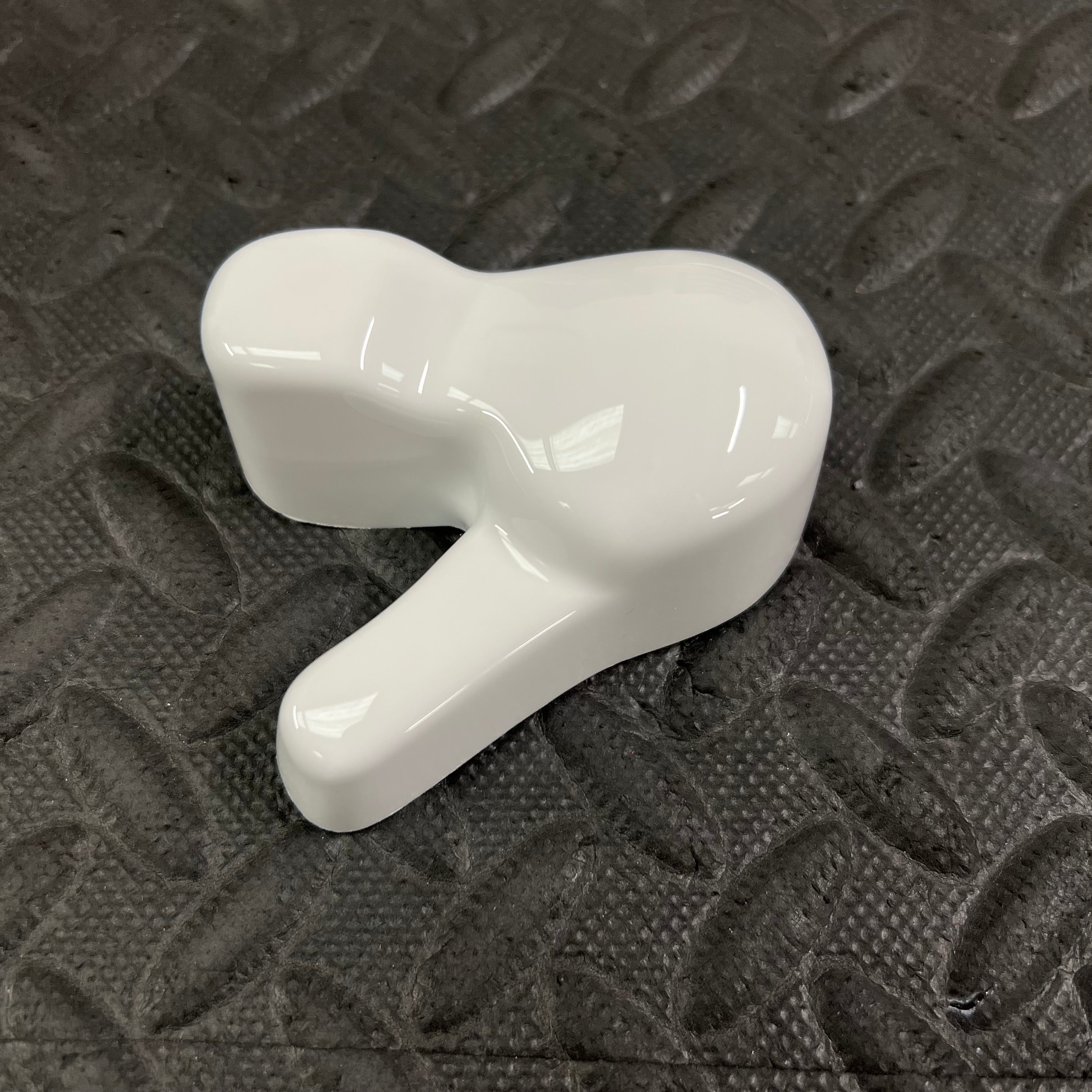Proform Focus / Puma Bonnet Catch Cover Gloss White Plastic