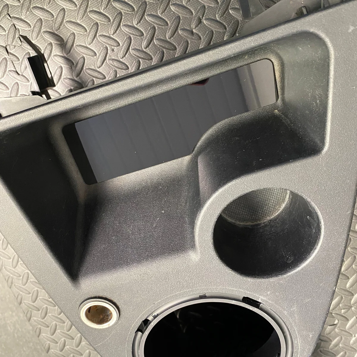 Proform Mk6 Fiesta Centre Console Insert Plate - Left Hand Drive - Gloss Black Plastic