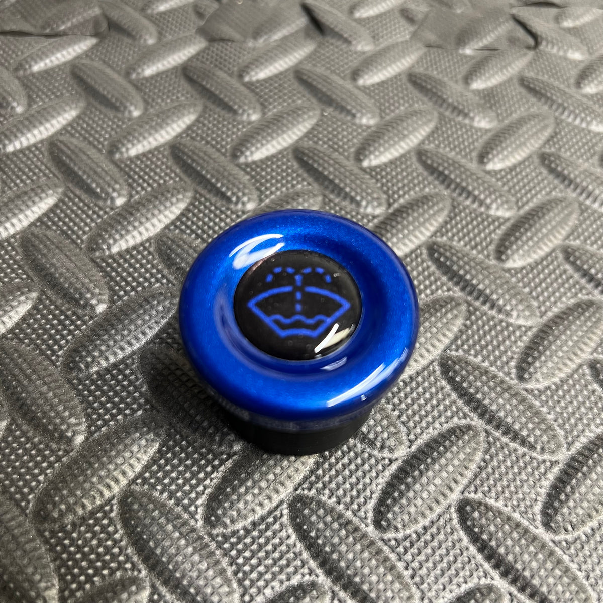 Proform Washer Bottle Bung Mk2/2.5 Focus - Painted Performance Blue With Blue Screenwash Logo Detailing