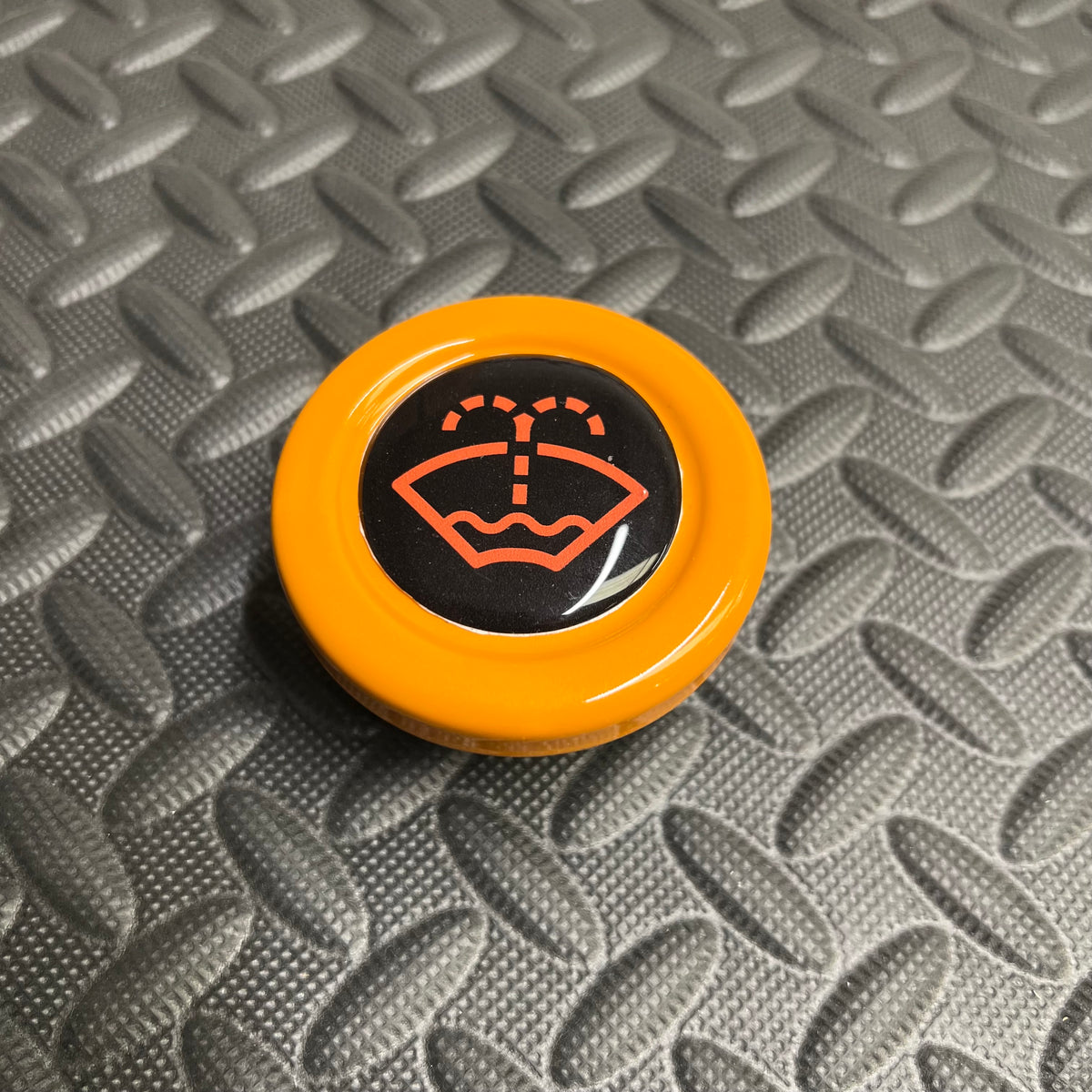 Proform Washer Bottle Bung - MK4/4.5 Focus - Painted Orange Fury With Orange Screenwash Logo Detailing