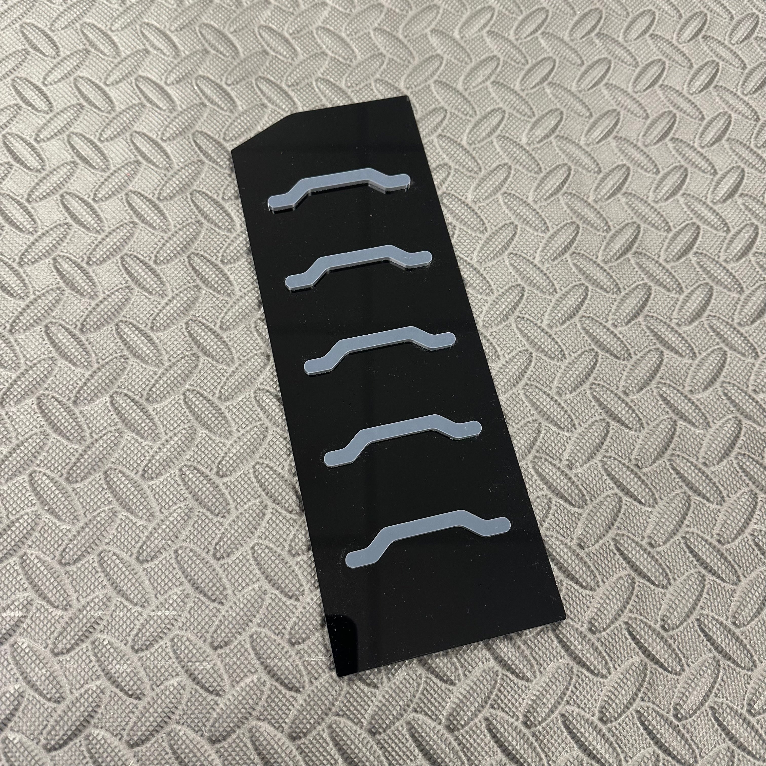 Proform Dead Pedal / Foot Rest Plate - Fits Hyundai i20N - Left Hand Drive - Dark Grey Detail