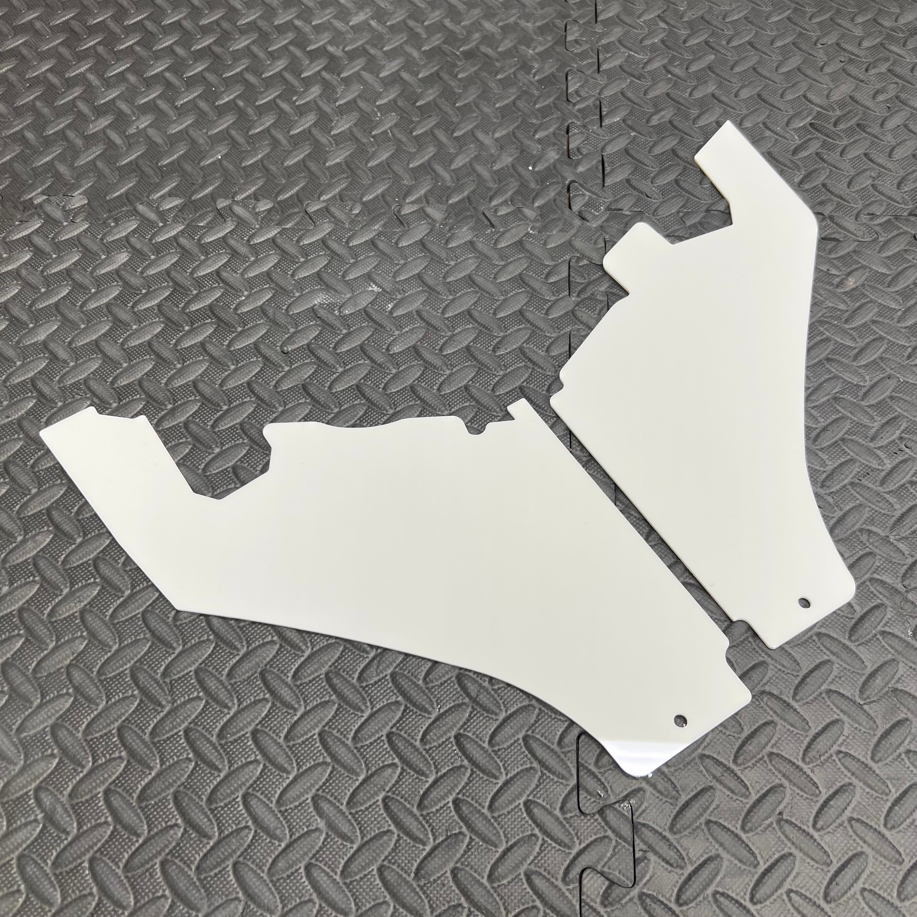 Proform Slam Panel Ends - Mk2 (Pre-Facelift) Gloss White Plastic