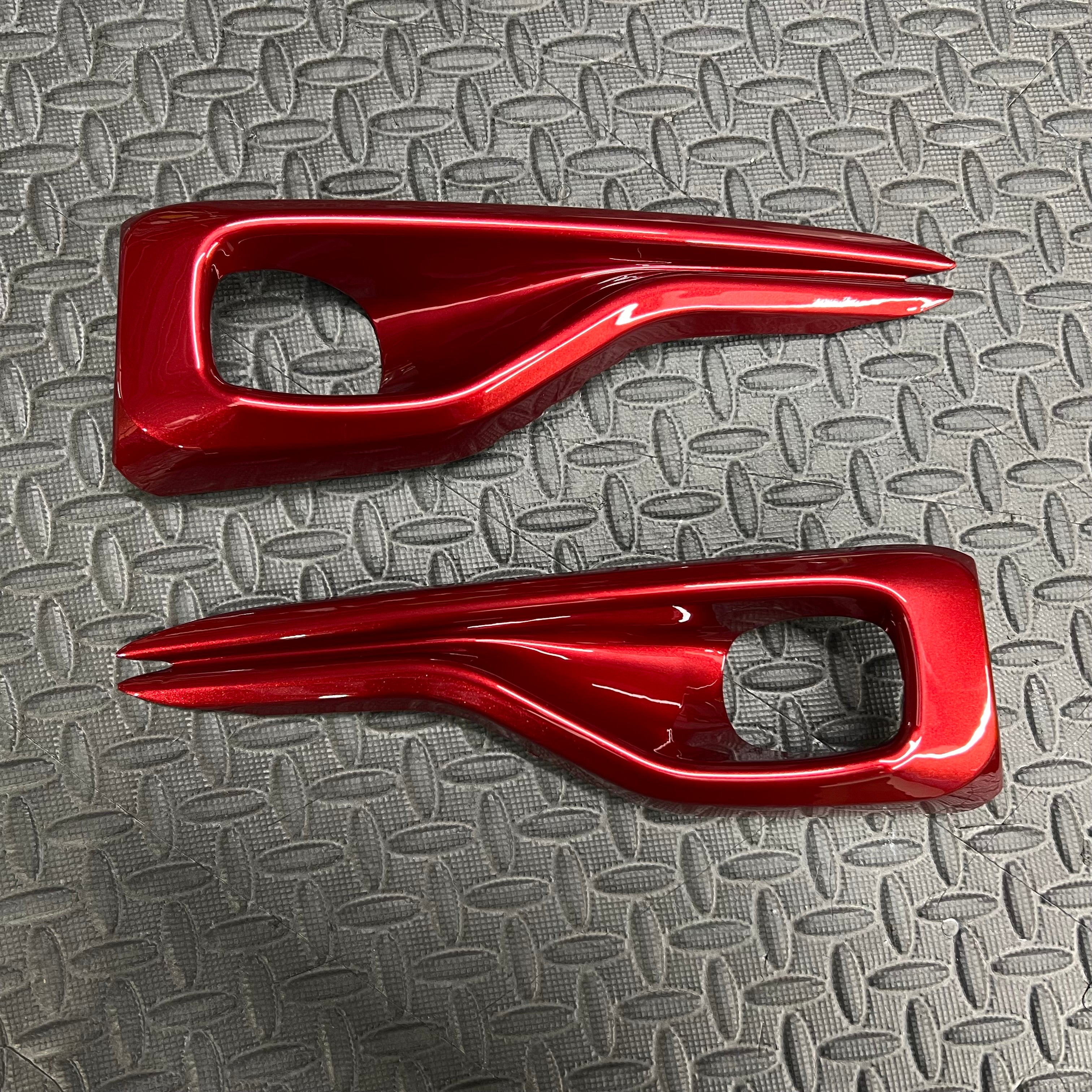 Fog Light Trims - Ford Focus MK4 ST/ ST-Line - Painted Ruby Red