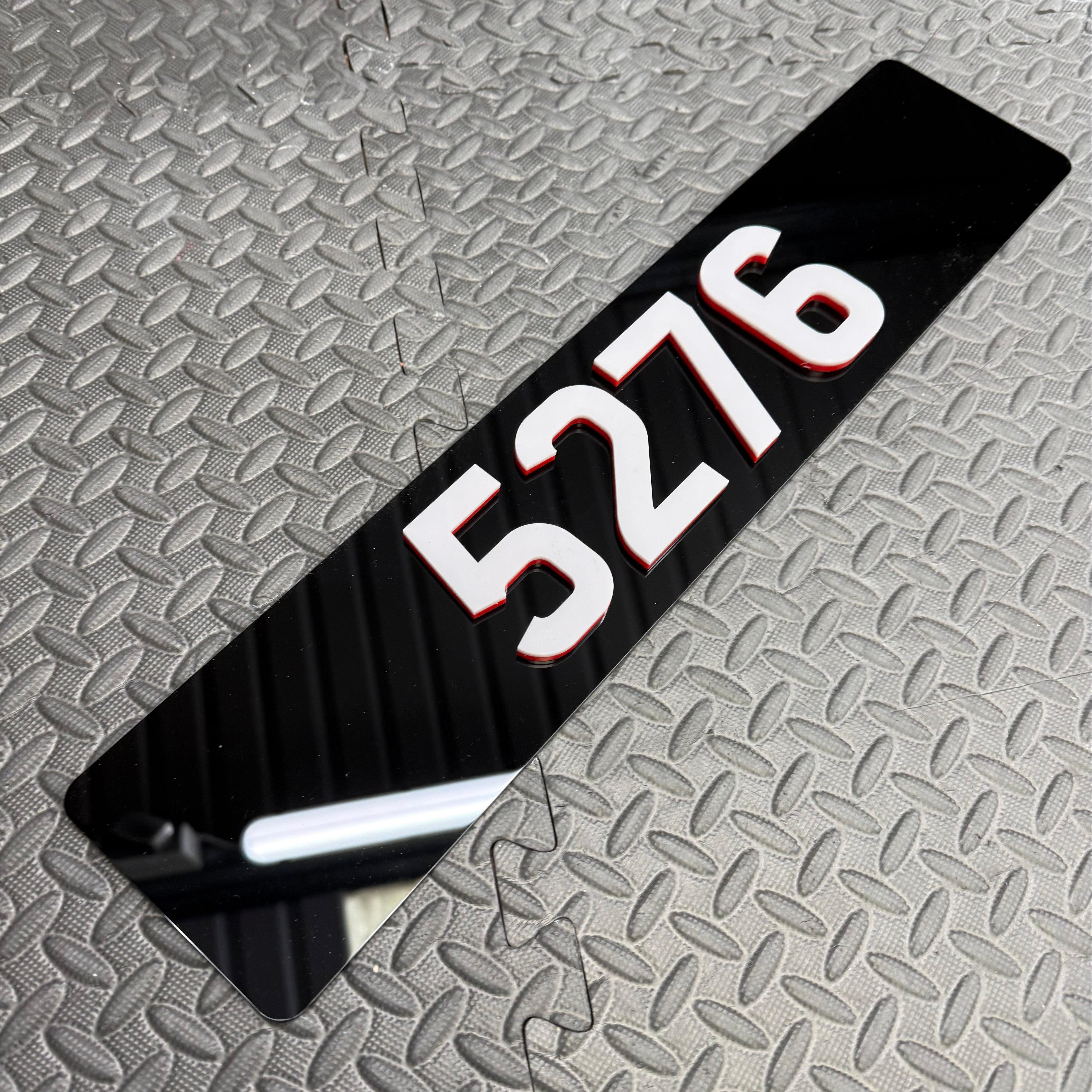 Vehicle Show Plates - Custom Designs (4D Acrylic)