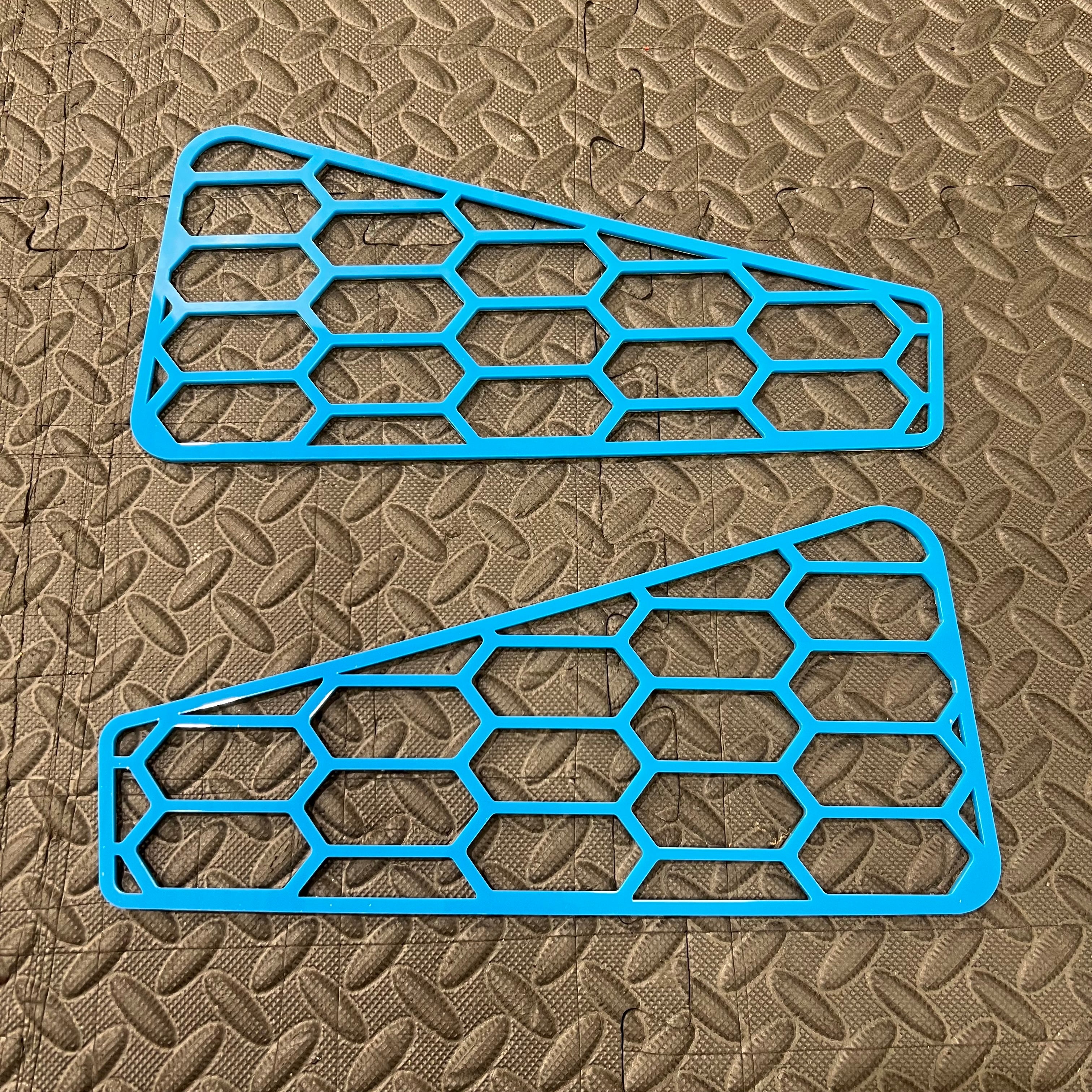 Mk3/3.5 Focus Scuttle Vent Covers - Light Blue (Nitrous Blue)