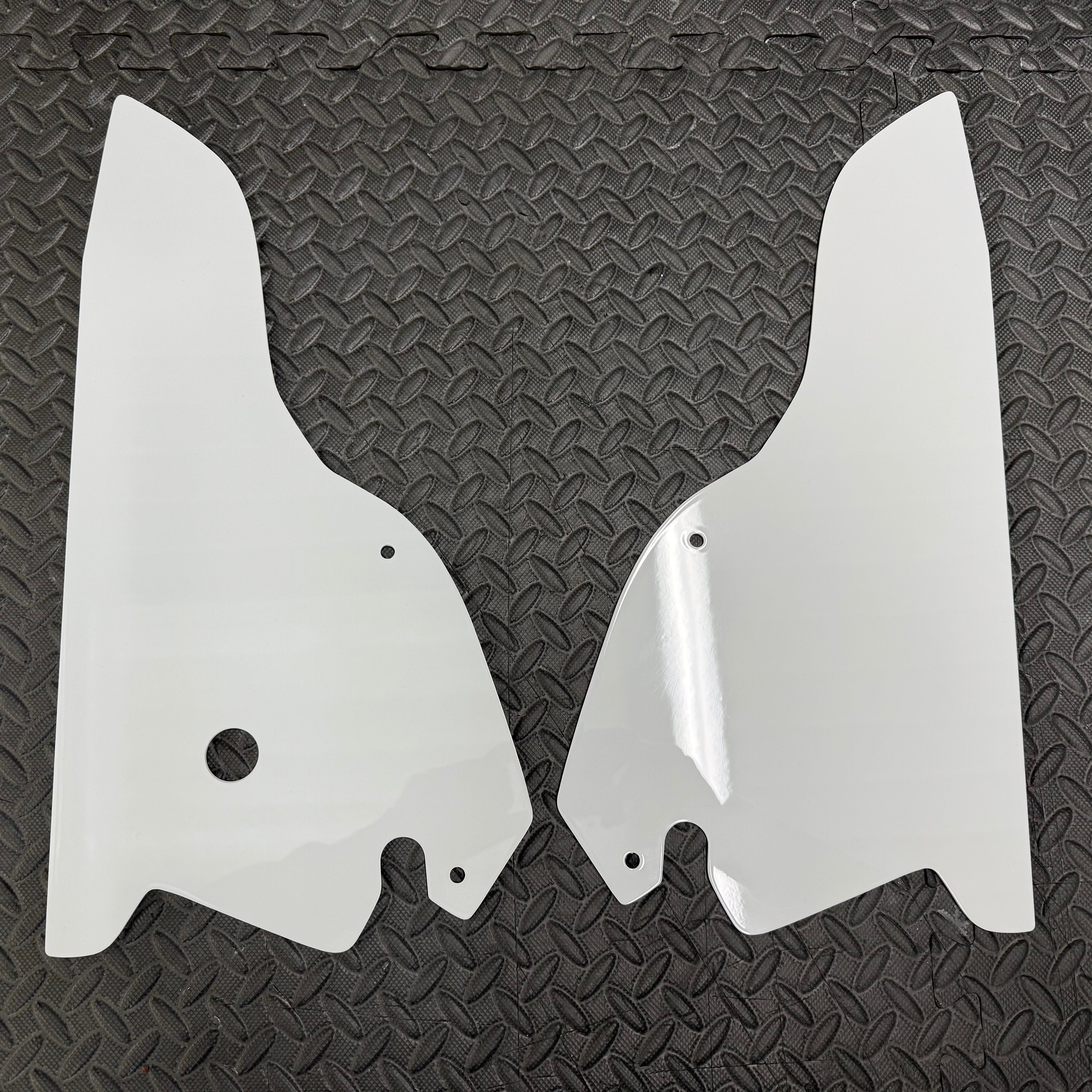 Proform Mk3.5 Focus - Slam Panel Ends - Painted Frozen White With Air Con Hole