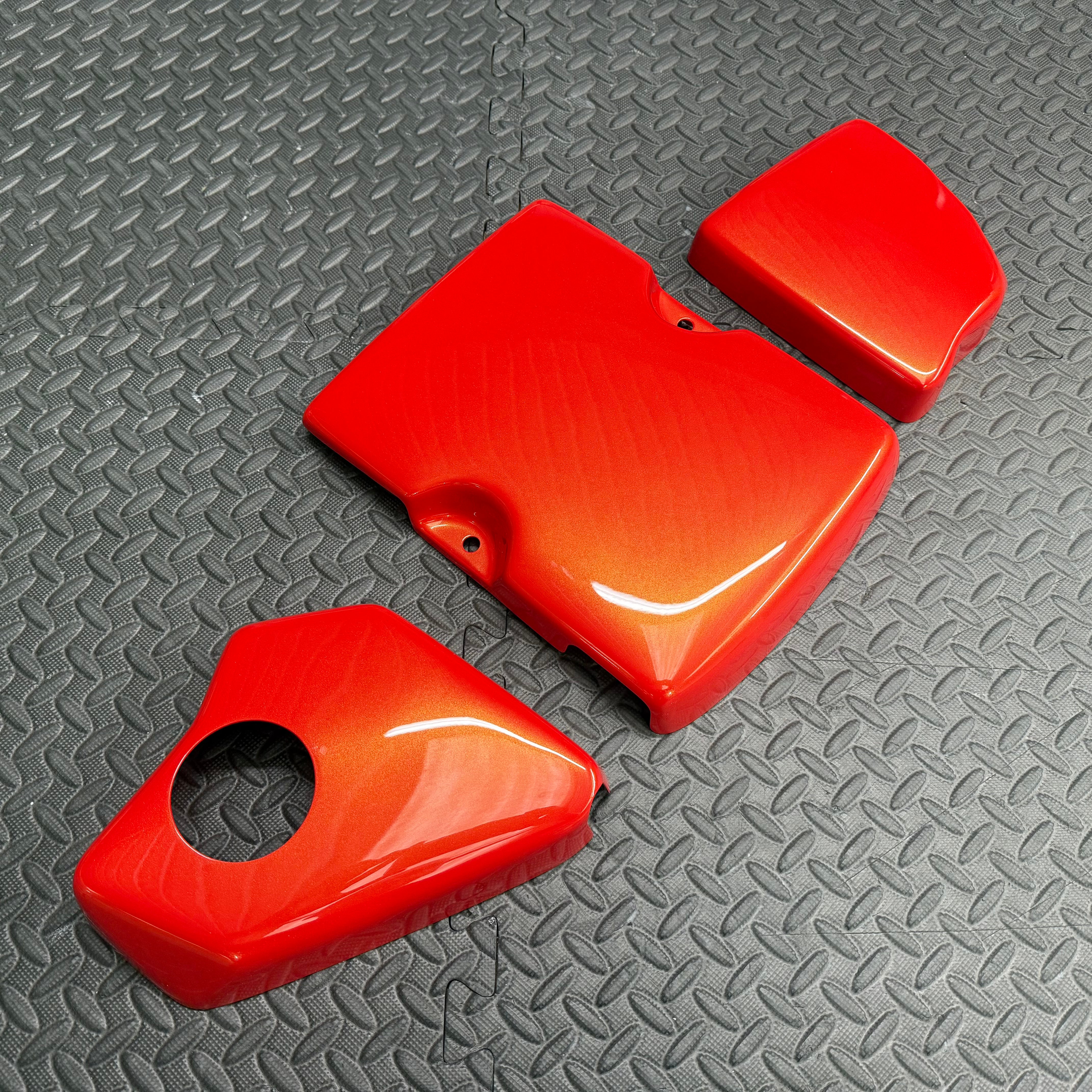 Proform Engine Bay Dress Up Kit - Mk7.5 Fiesta - Standard Coolant Tank - Painted Molten Orange