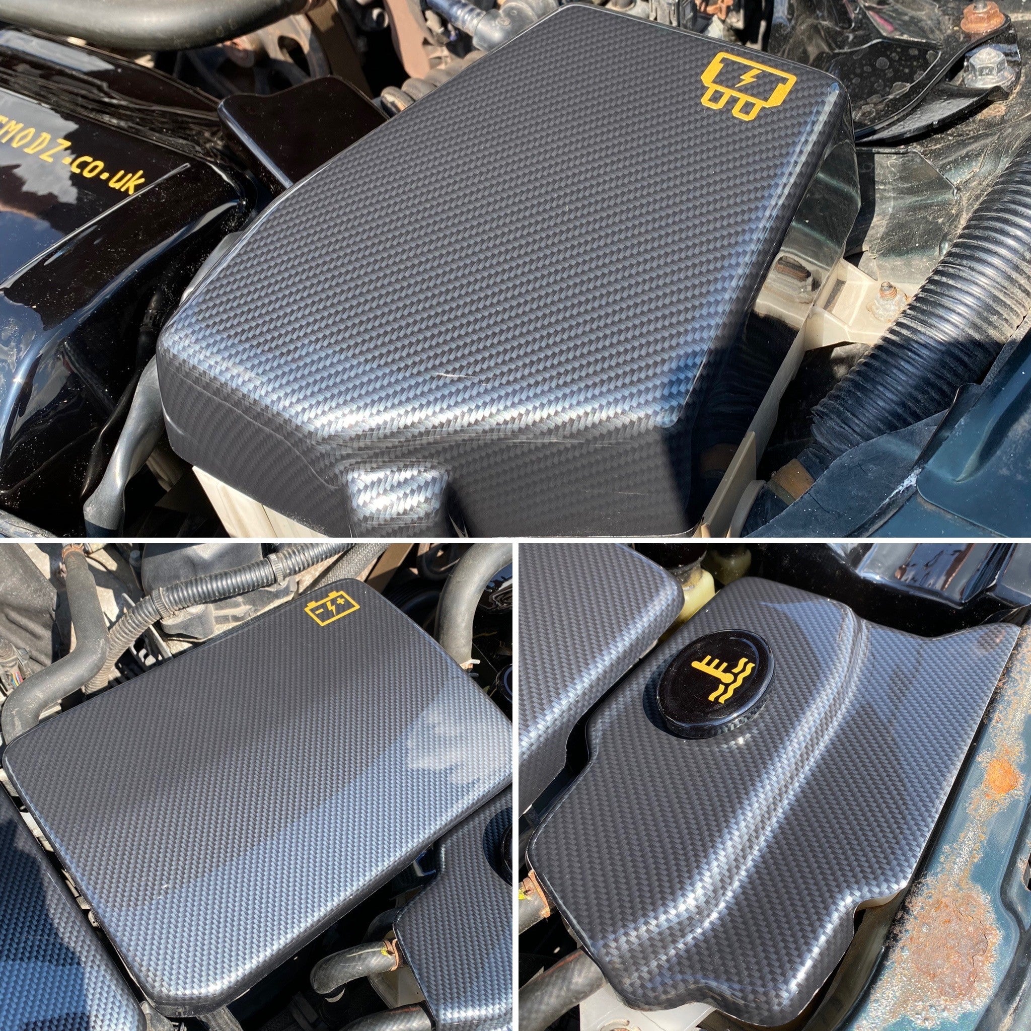 Proform Mazda MX5/Miata Mk3/3.5/NC - Engine Bay Dress Up Kit - Deluxe Carbon Fibre Effect Plastic