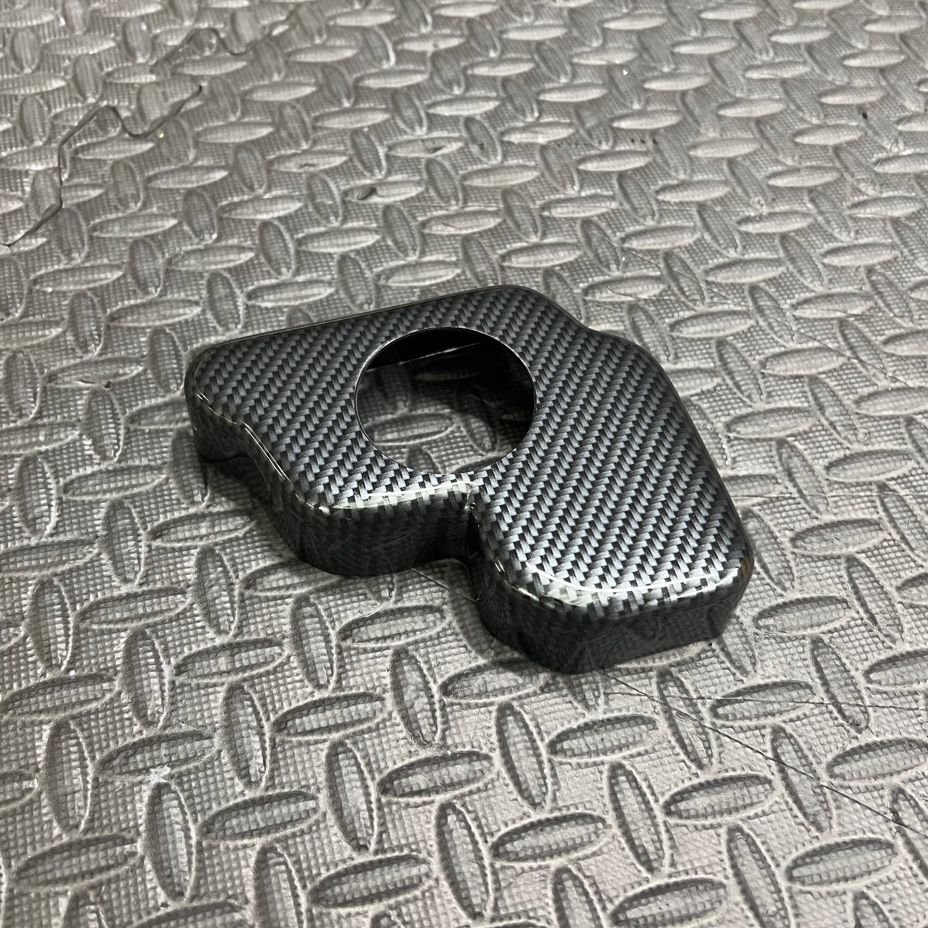 Proform Power Steering Reservoir Cover - Mk6 Ford Fiesta - Deluxe Carbon Fibre Effect Plastic