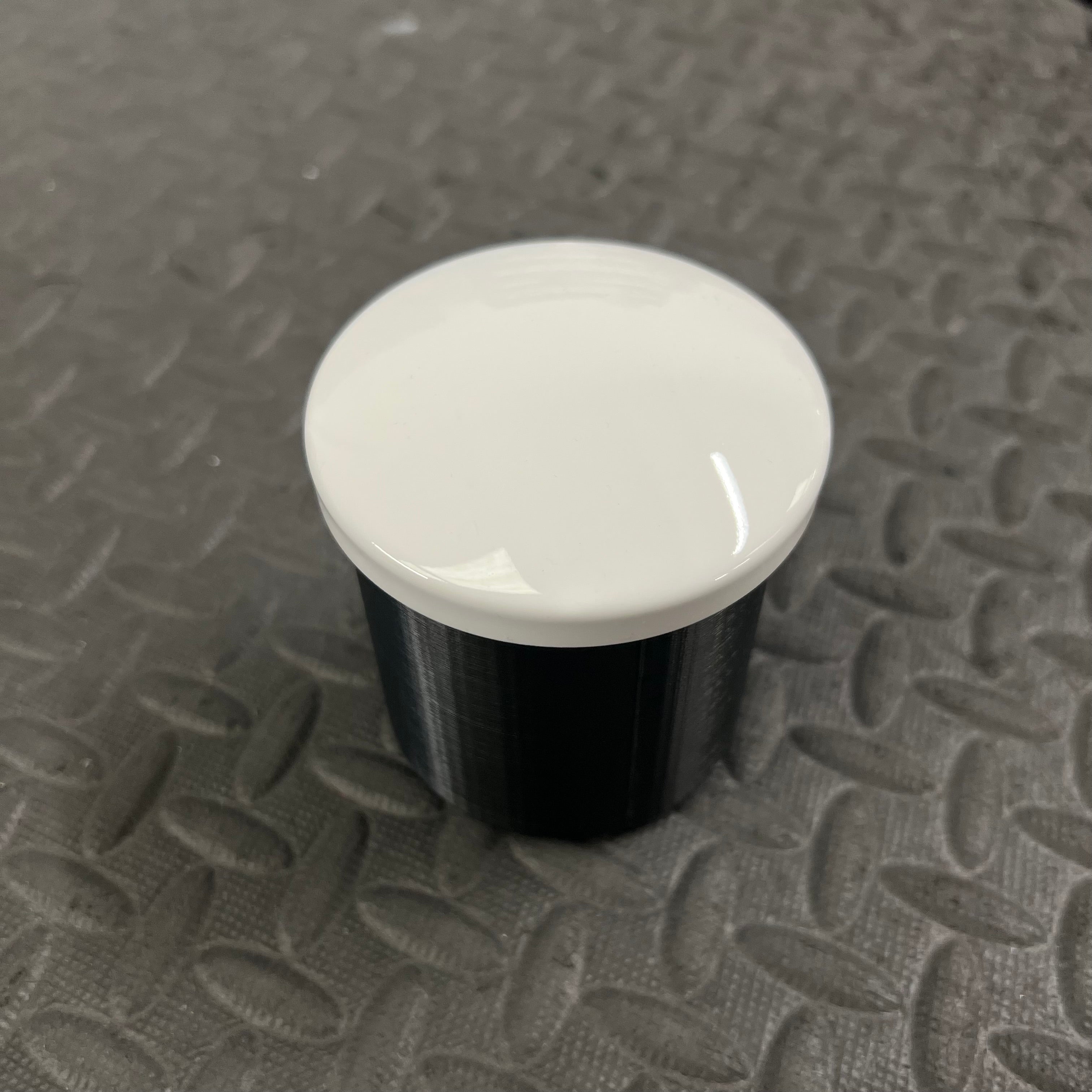 Proform Universal Coin Holder/Storage Pot - Gloss White Plastic Top