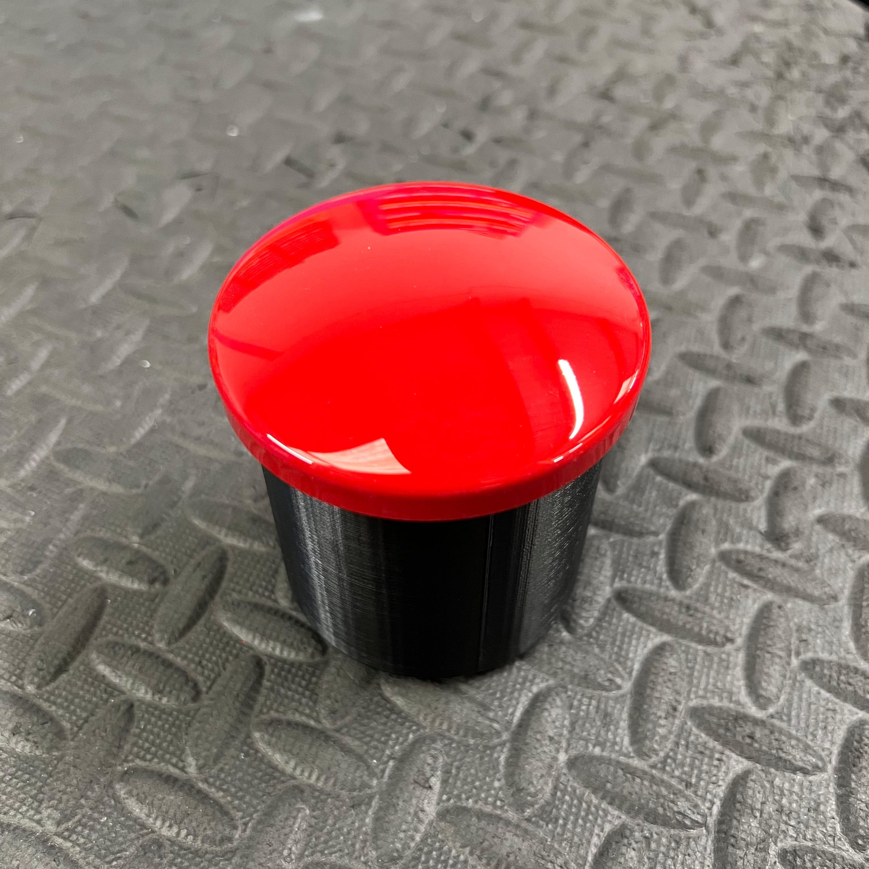 Proform Universal Coin Holder/Storage Pot - Gloss Red Plastic Top
