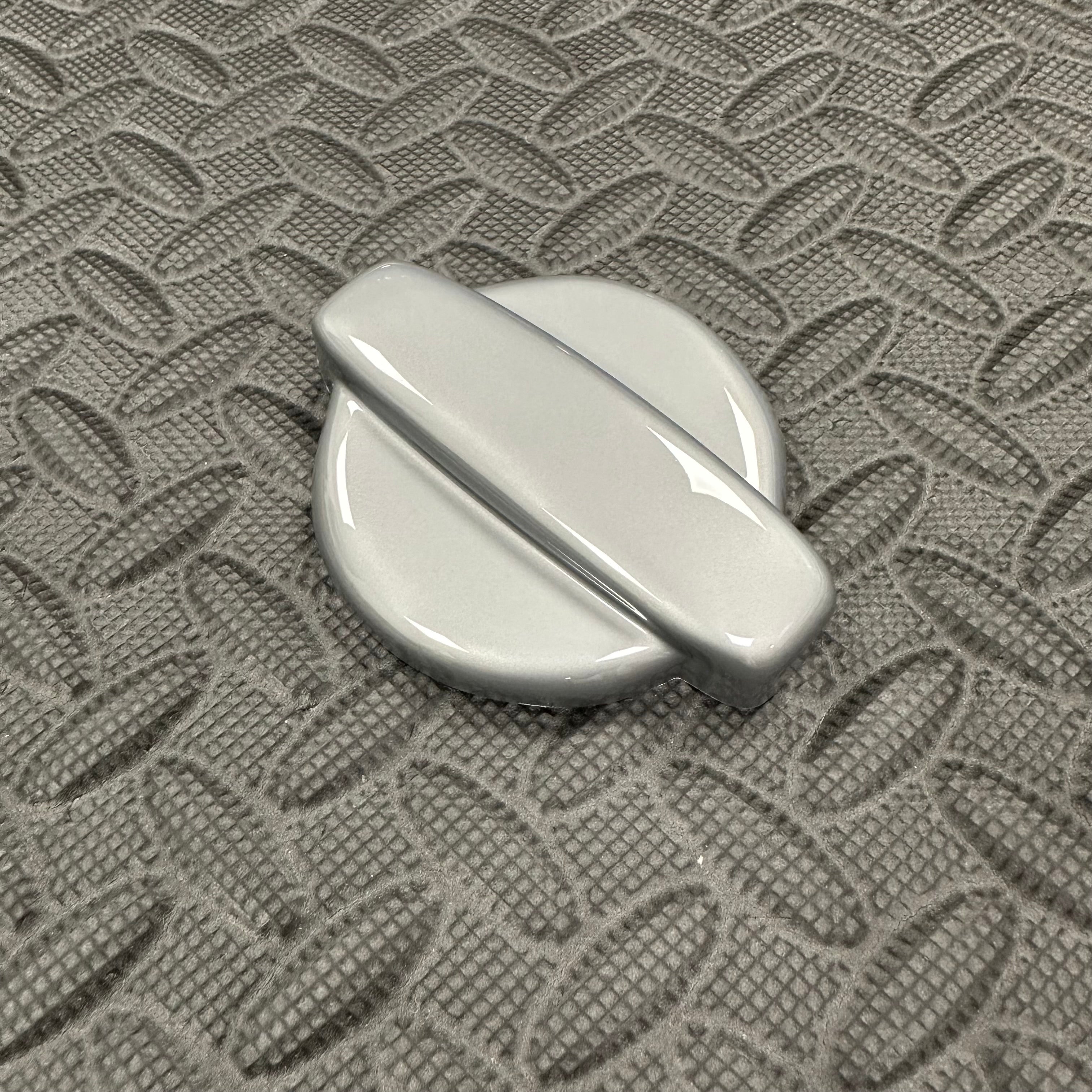 Proform Screen Washer Bottle Cap Cover (Plastic Finishes) - Fits Hyundai i20 / i30 / Kona N / Veloster N - Gloss Grey Plastic