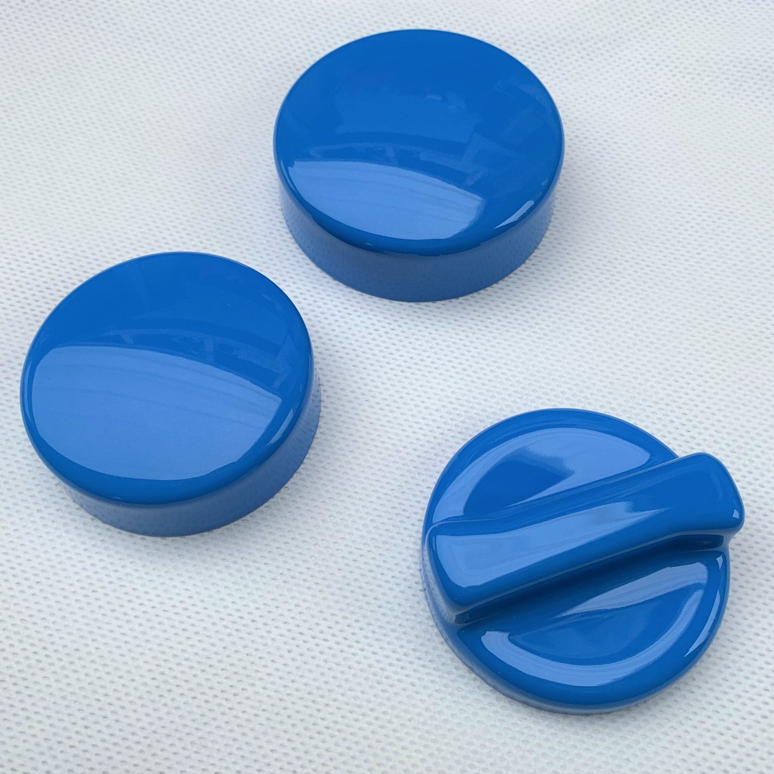 Proform Engine Cap Cover Kit - Large Oil Cap- Various Ford Models - Painted Nitro Blue