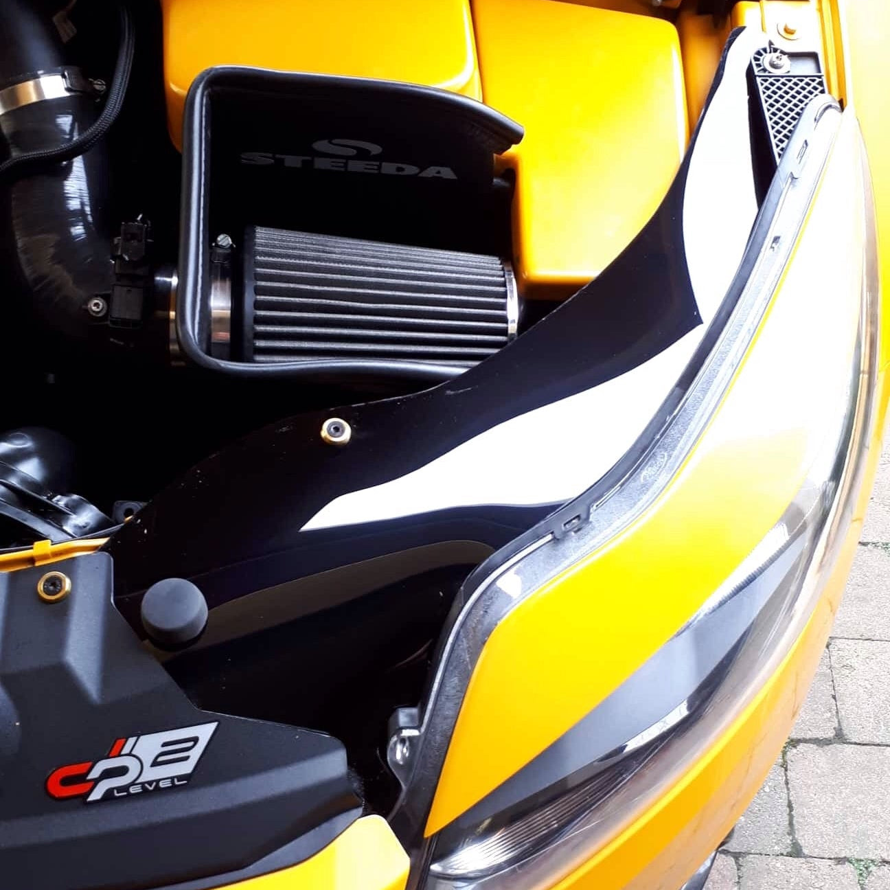 Proform Pre-Facelift Slam Panel Ends - MK3 Focus - Gloss Black Plastic