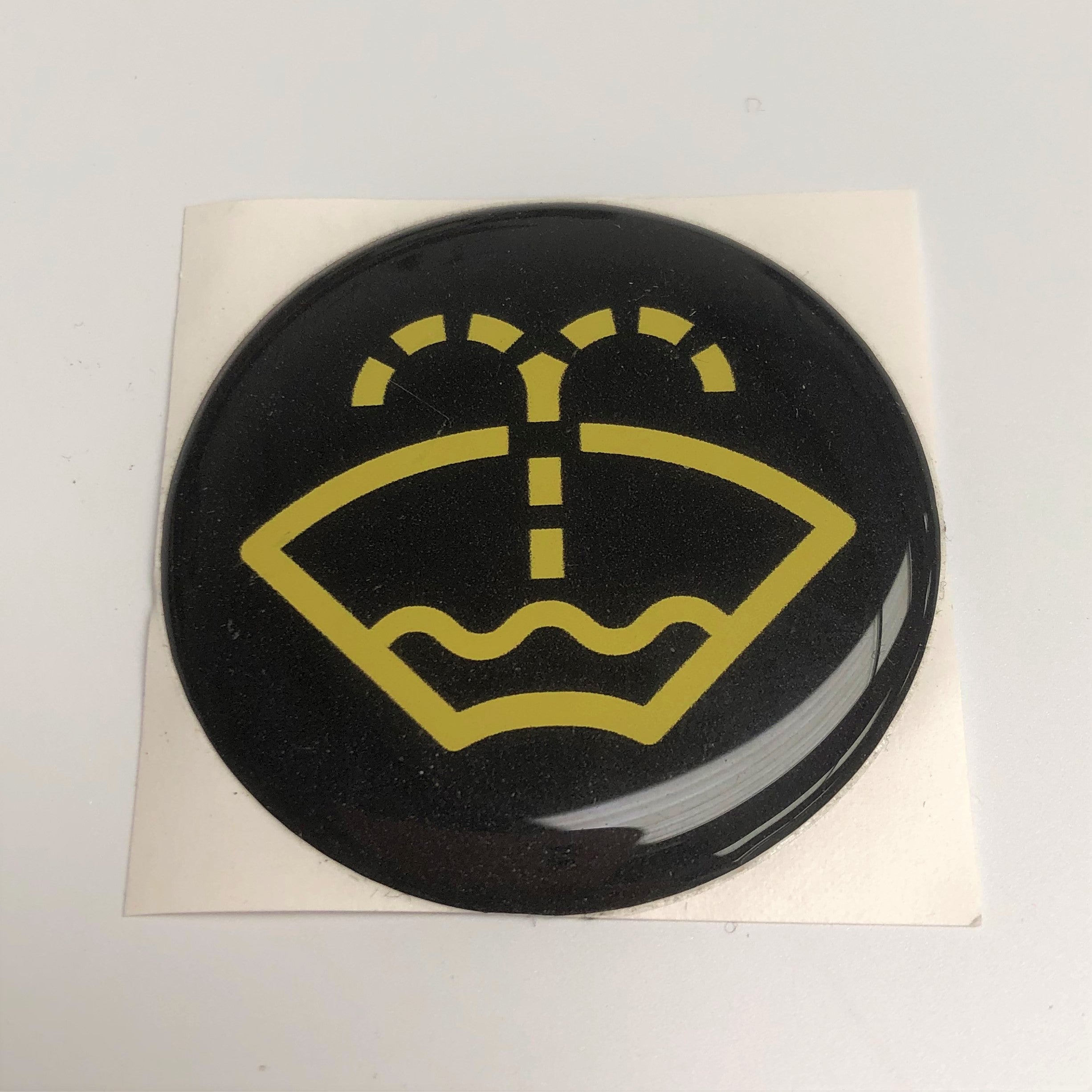 Washer Logo Circular Gel Badge 43mm