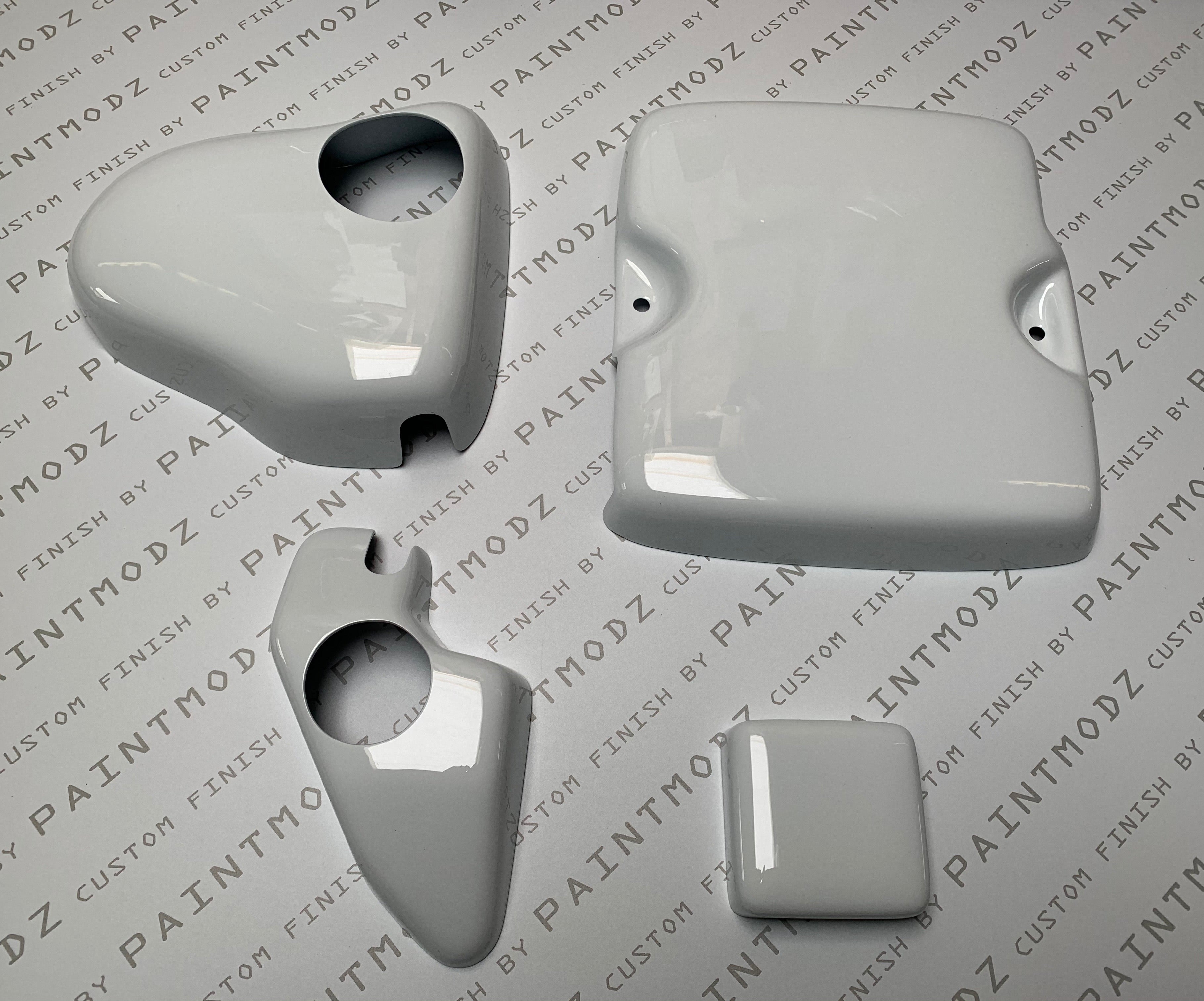 Proform Engine Bay Dress Up Kit - Mk6 Fiesta ST150 - Painted Frozen White