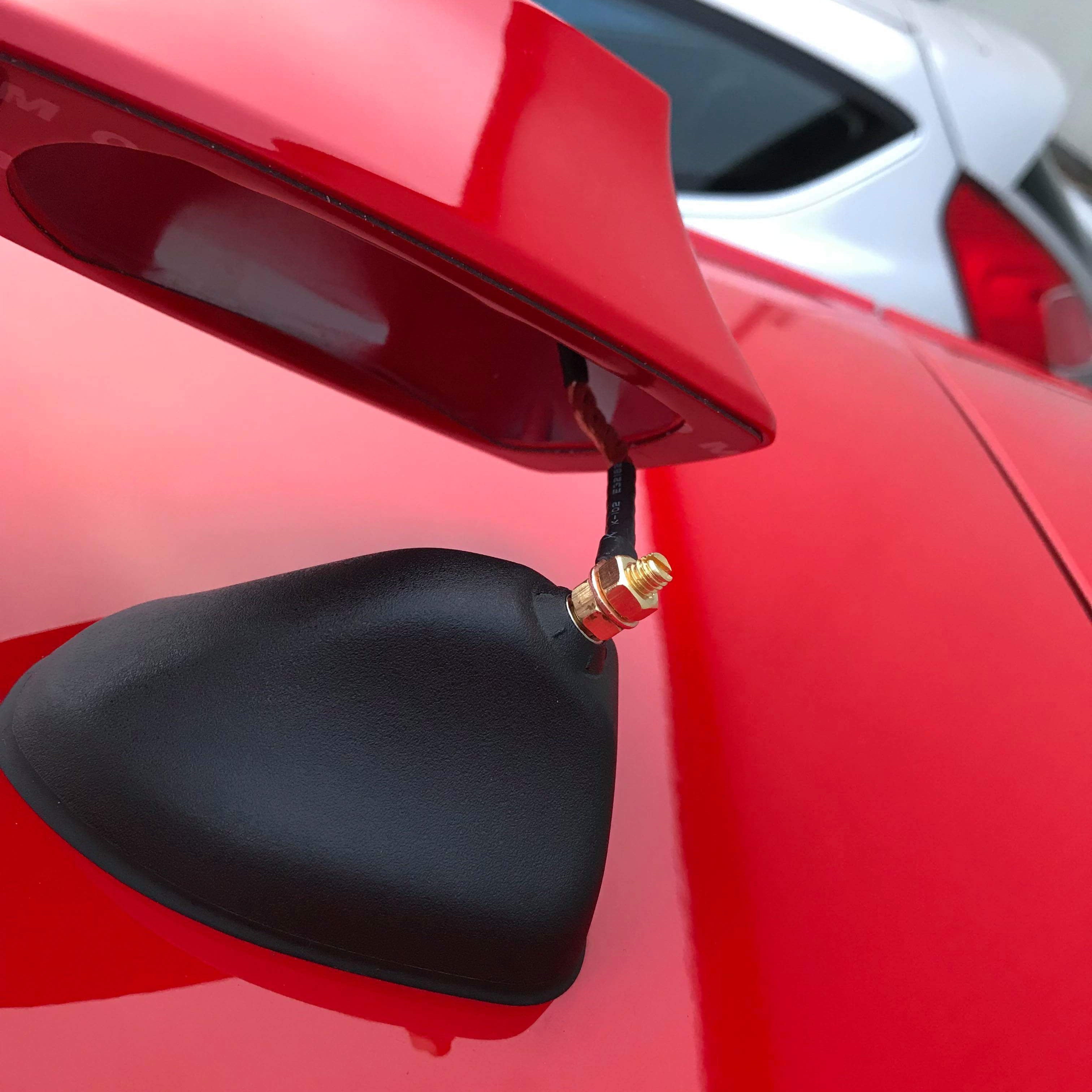 Shark Fin Aerial Mk3/3.5 Ford Focus / Mk8 Ford Fiesta - Painted Race Red