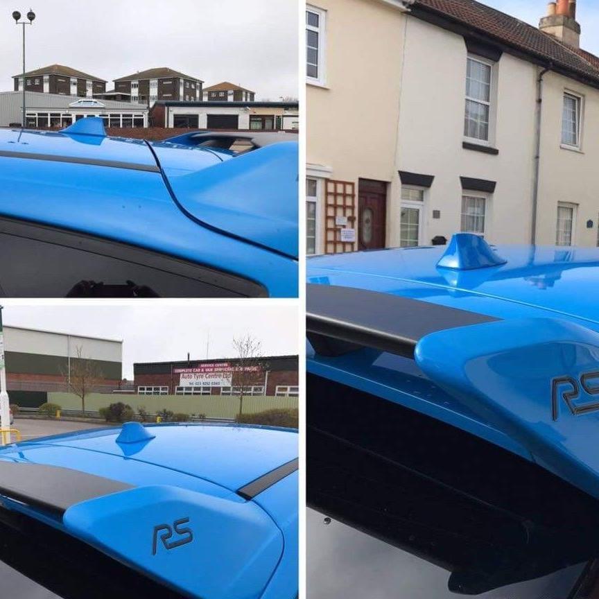 Shark Fin Aerial Mk3/3.5 Ford Focus / Mk8 Ford Fiesta - Painted Nitro Blue