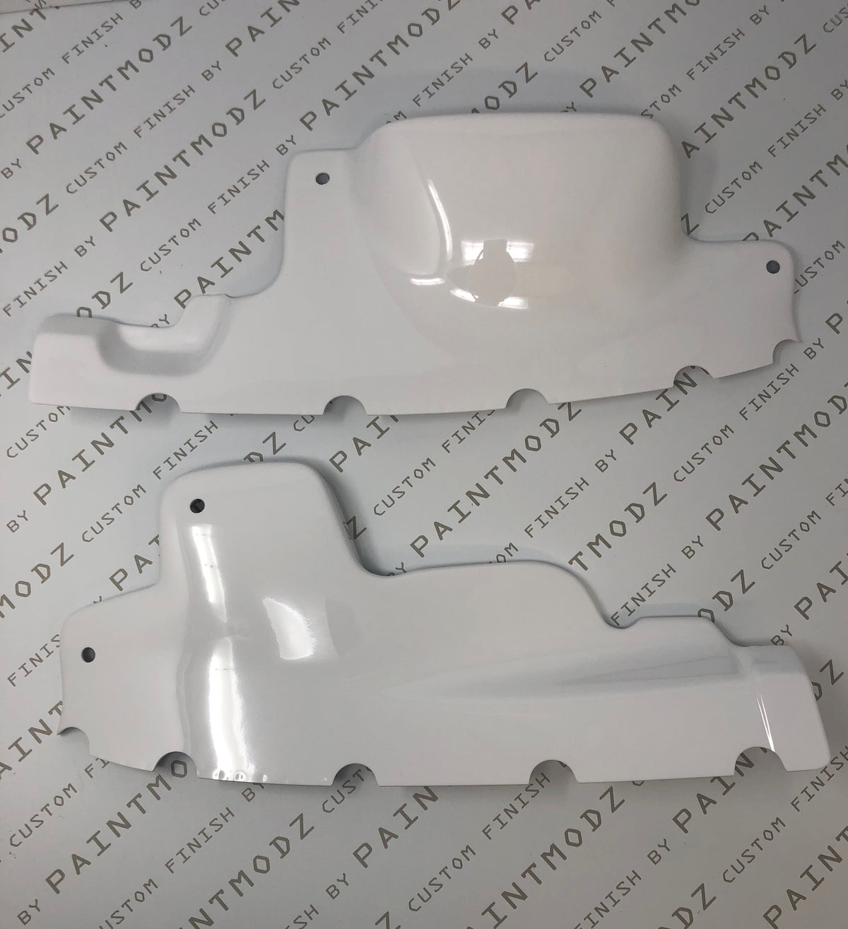Proform Engine Bay Slam Panel Covers - MK7.5 Fiesta - Gloss White Plastic