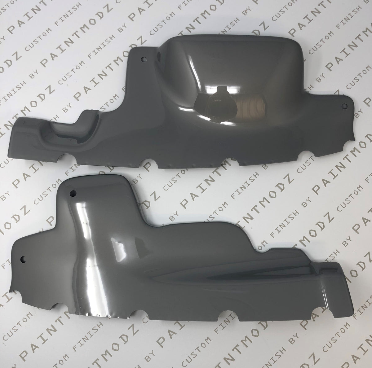Proform Engine Bay Slam Panel Covers - MK7.5 Fiesta - Gloss Grey Plastic