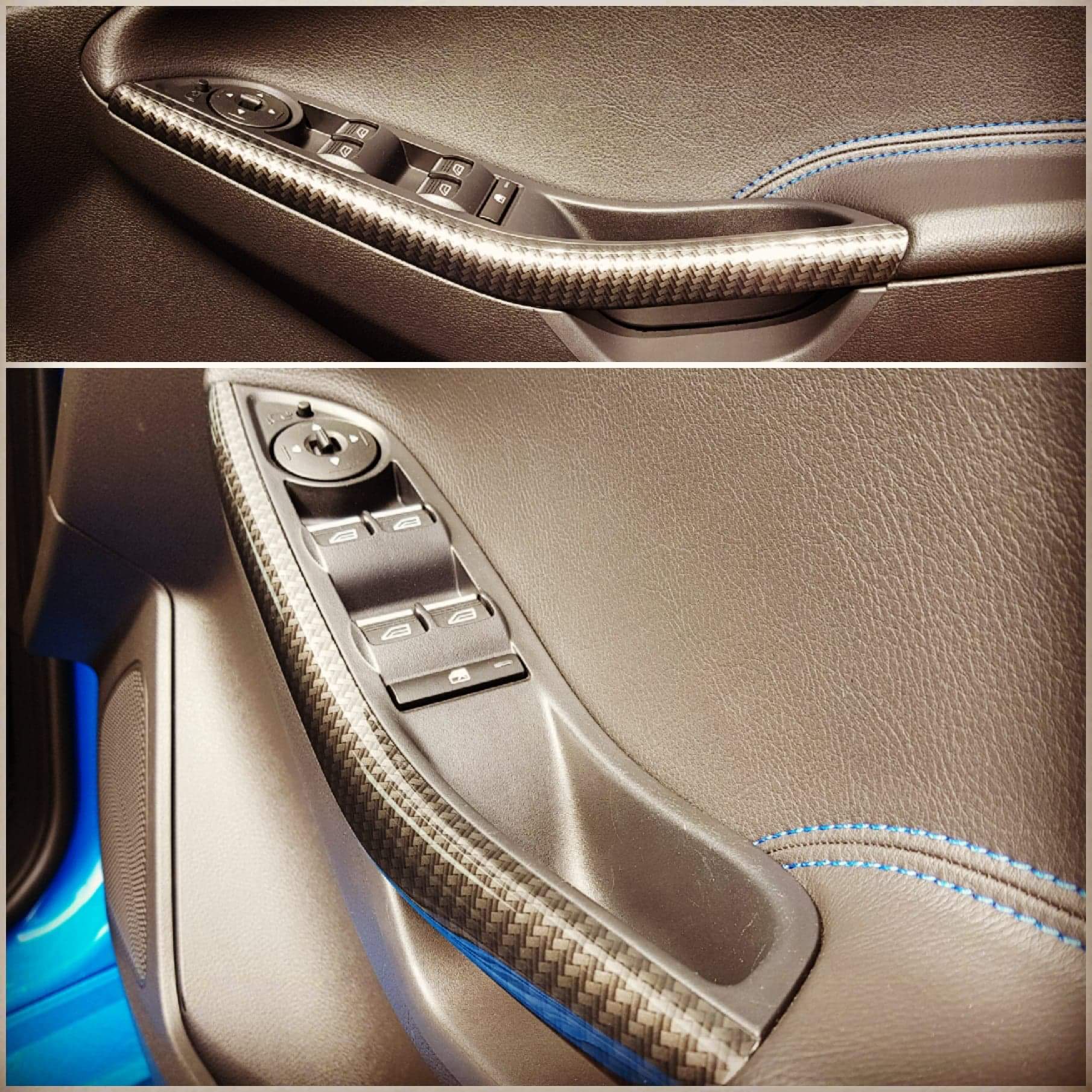 Genuine Ford Interior Front Door Handle Trims Mk3/3.5 Focus